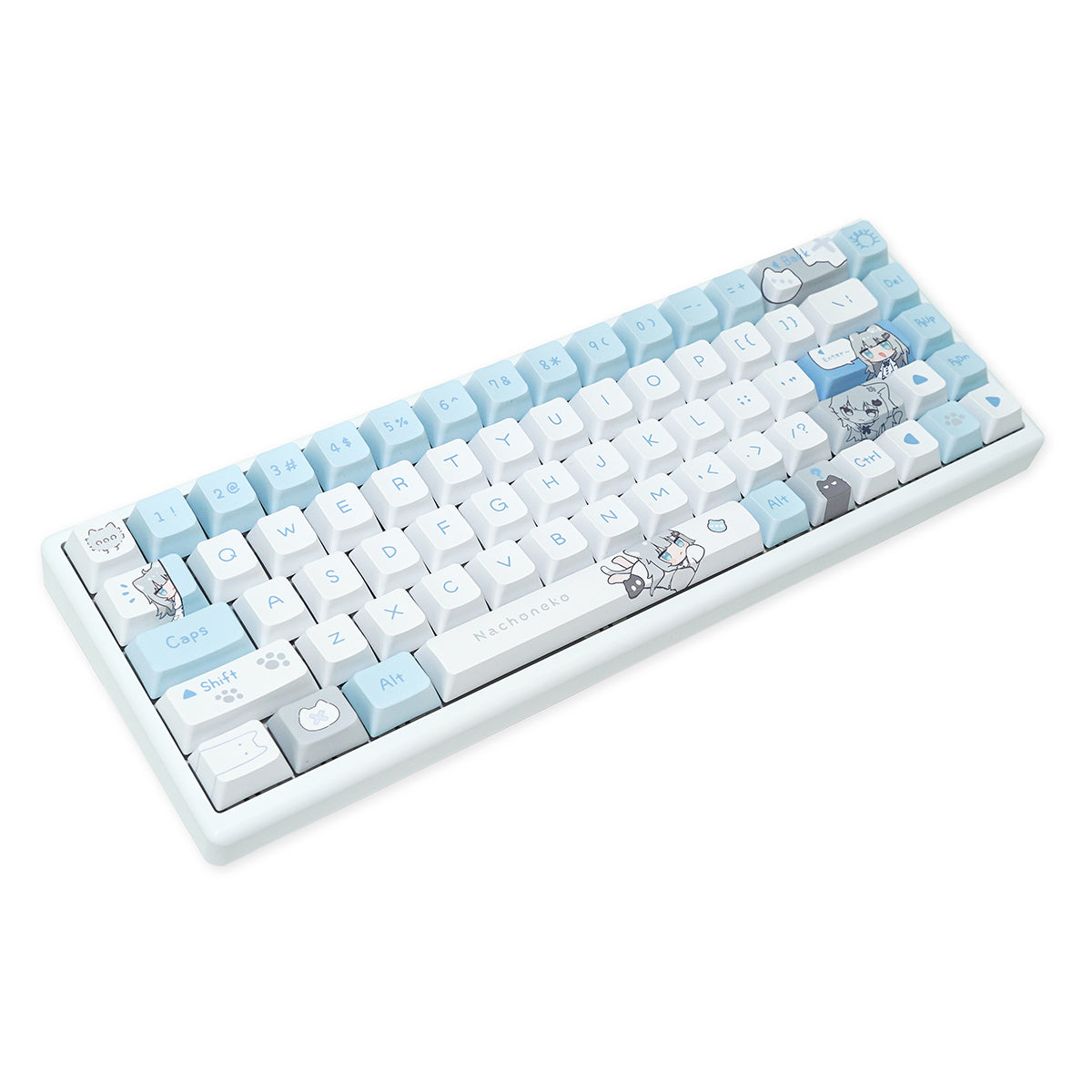 FumoColle x Nachoneko Keyboard English Layout (Base Model Arbiter Studio Polar 65 Pro)