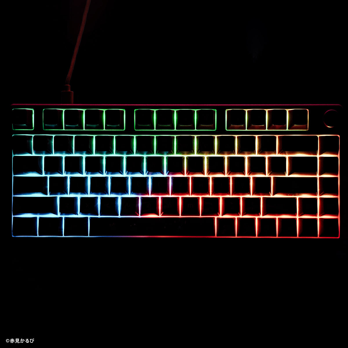 赤見かるび × ふもコレ キーボード 英語配列(Arbiter studio)