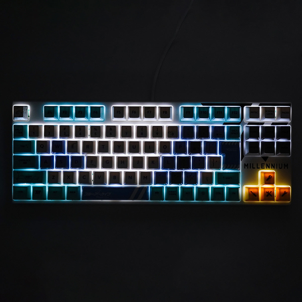 ブルーアーカイブ × ふもコレ キーボード ミレニアムサイエンススクール VARMILO 日本語配列 80%