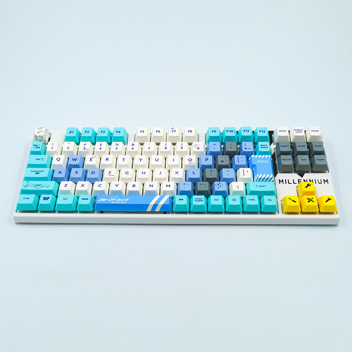 ブルーアーカイブ × ふもコレ キーボード ミレニアムサイエンススクール VARMILO 日本語配列 80%