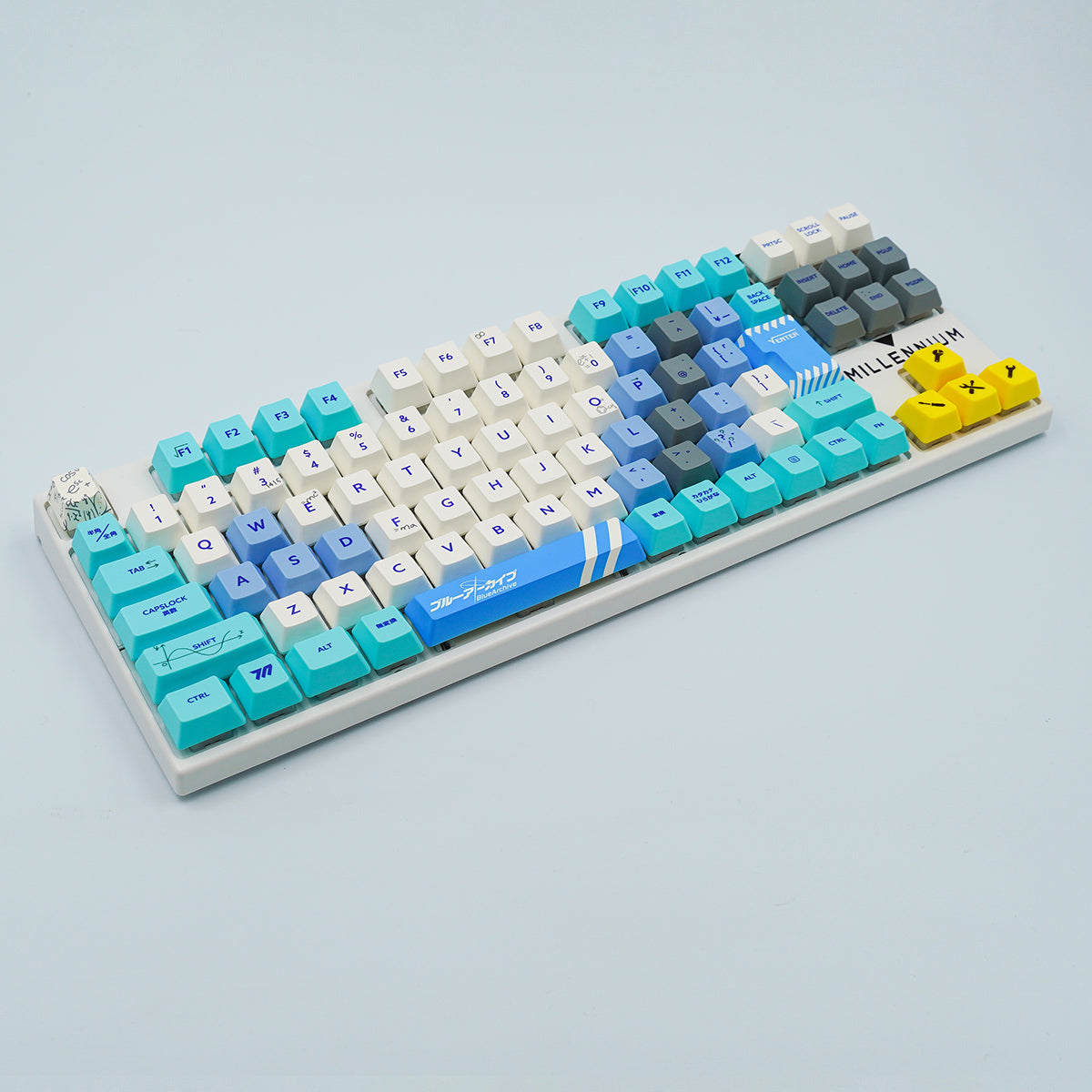 ブルーアーカイブ × ふもコレ キーボード ミレニアムサイエンススクール VARMILO 日本語配列 80%