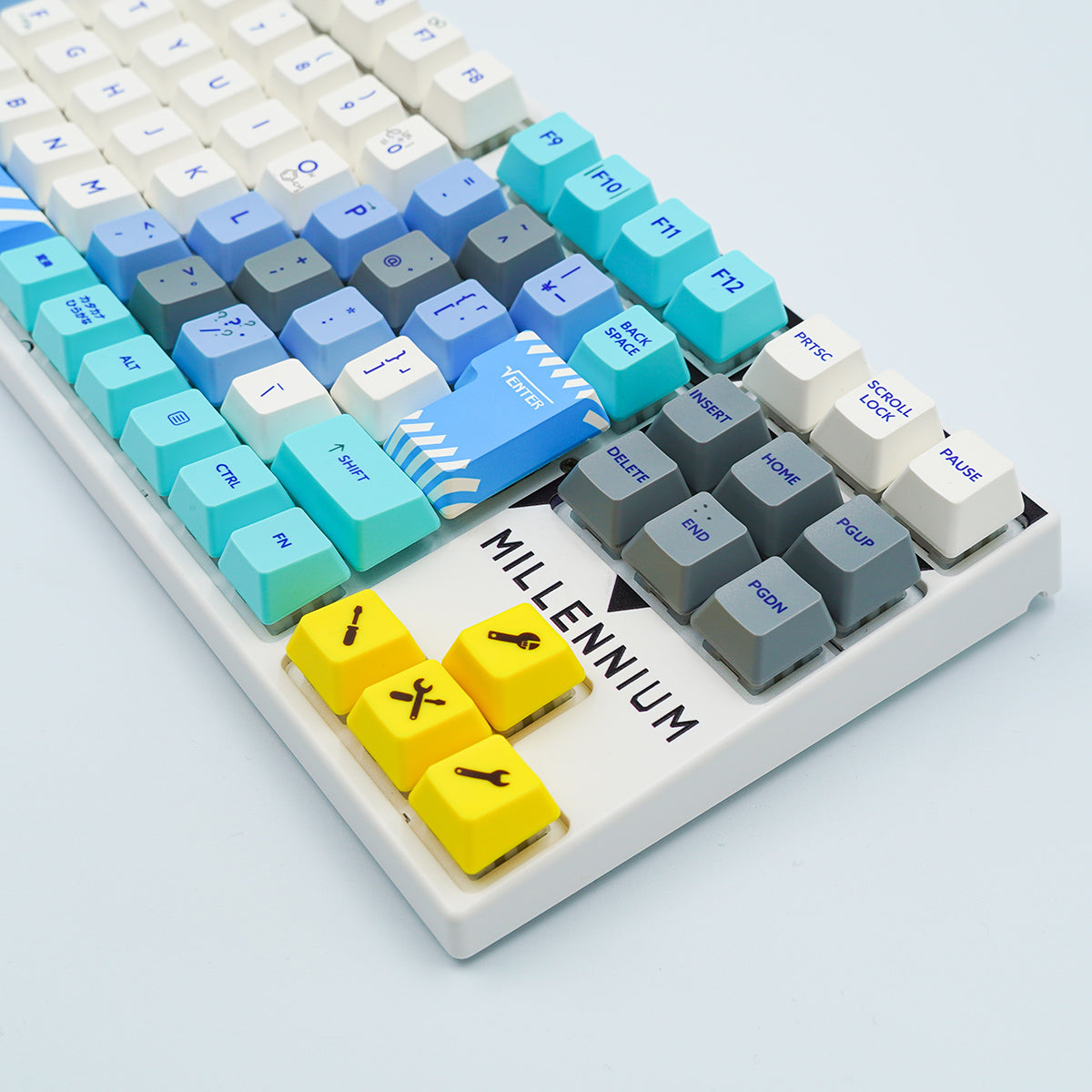 ブルーアーカイブ × ふもコレ キーボード ミレニアムサイエンススクール VARMILO 日本語配列 80%
