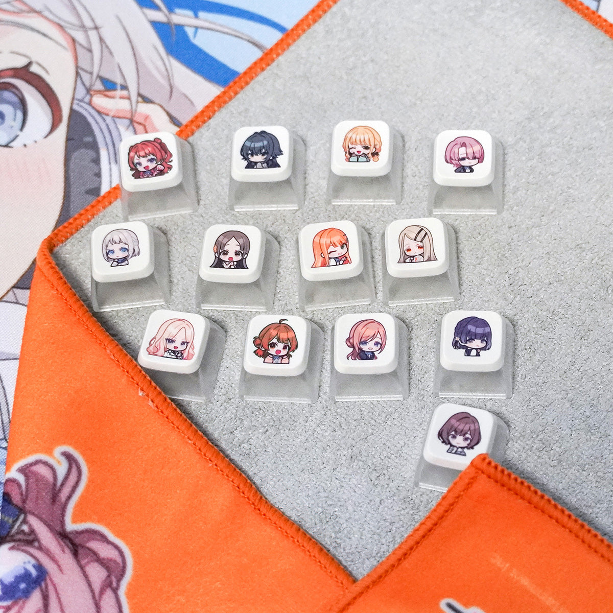 FumoColle x Gakuen Idolmaster Keycap Set