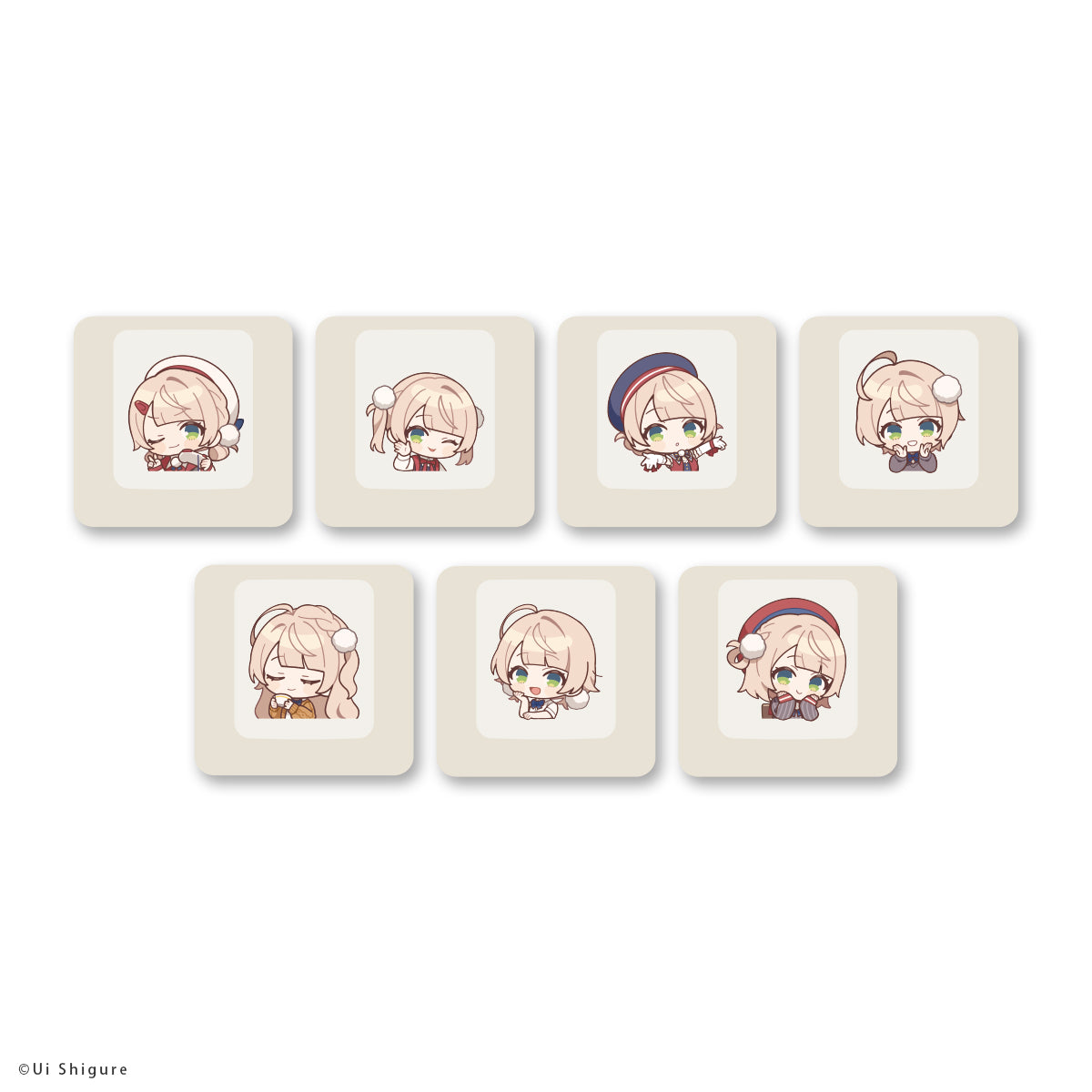 しぐれうい × ふもコレ キーキャップセット｜ふもコレ(Fumo Collection)