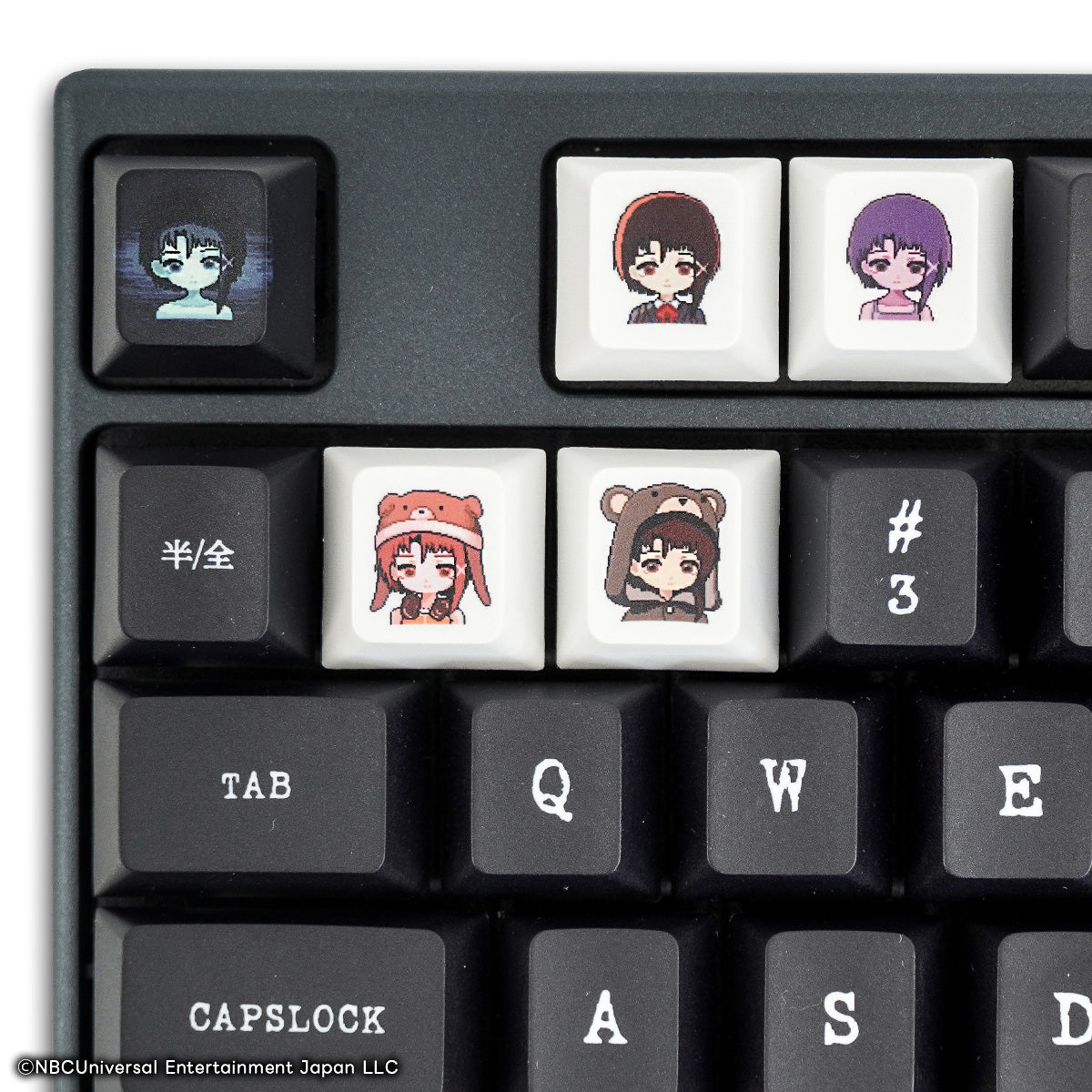 serial experiments lain × ふもコレ キーキャップセット