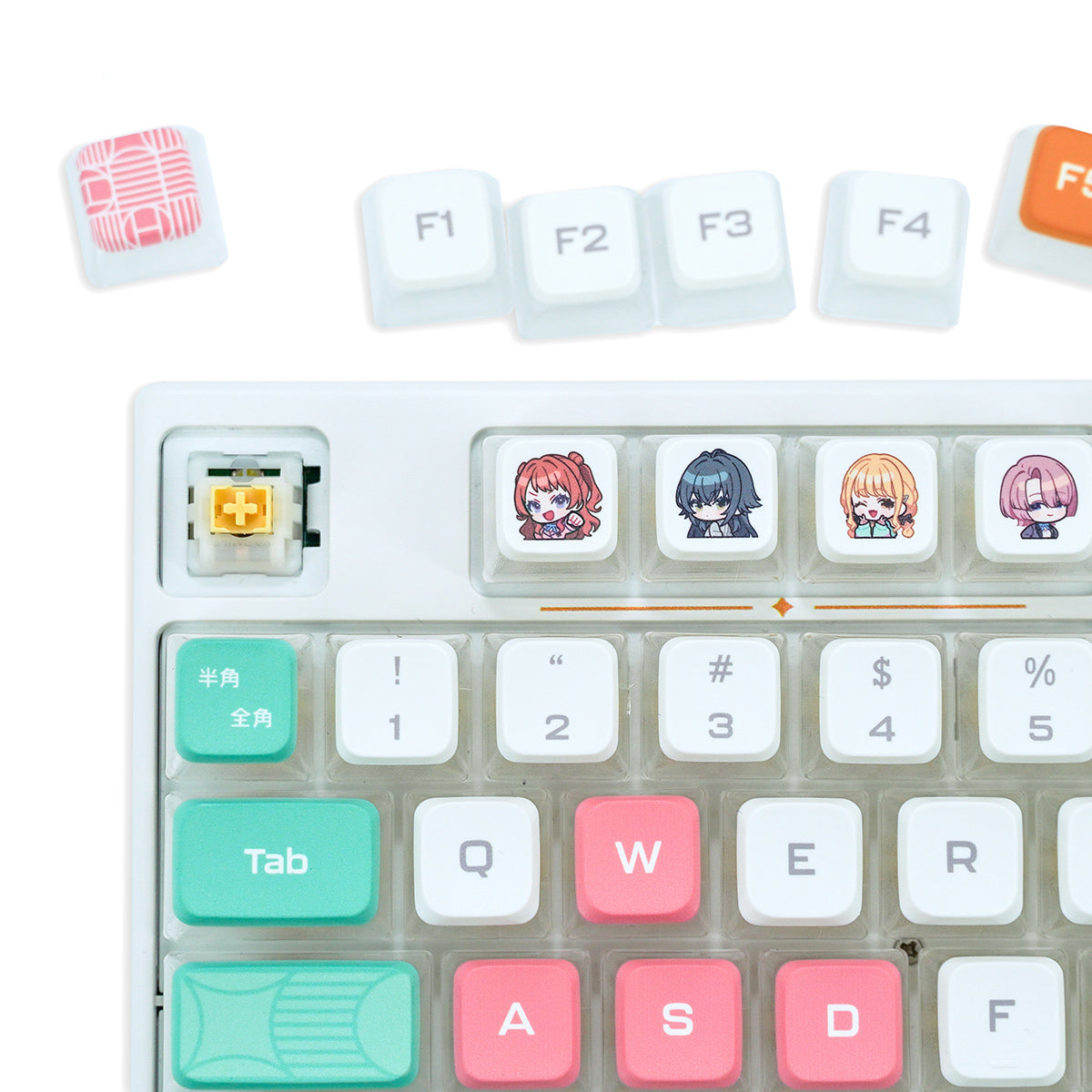 FumoColle x Gakuen Idolmaster Keycap Set