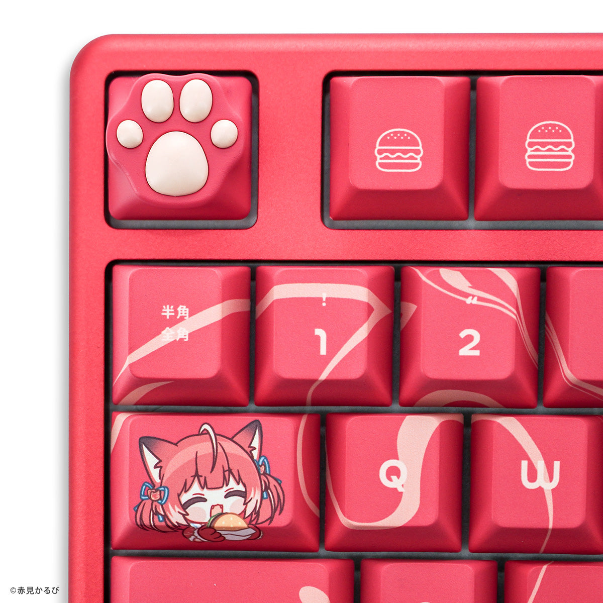 赤見かるび × ふもコレ 肉球キーキャップ(ZOMO PLUS)