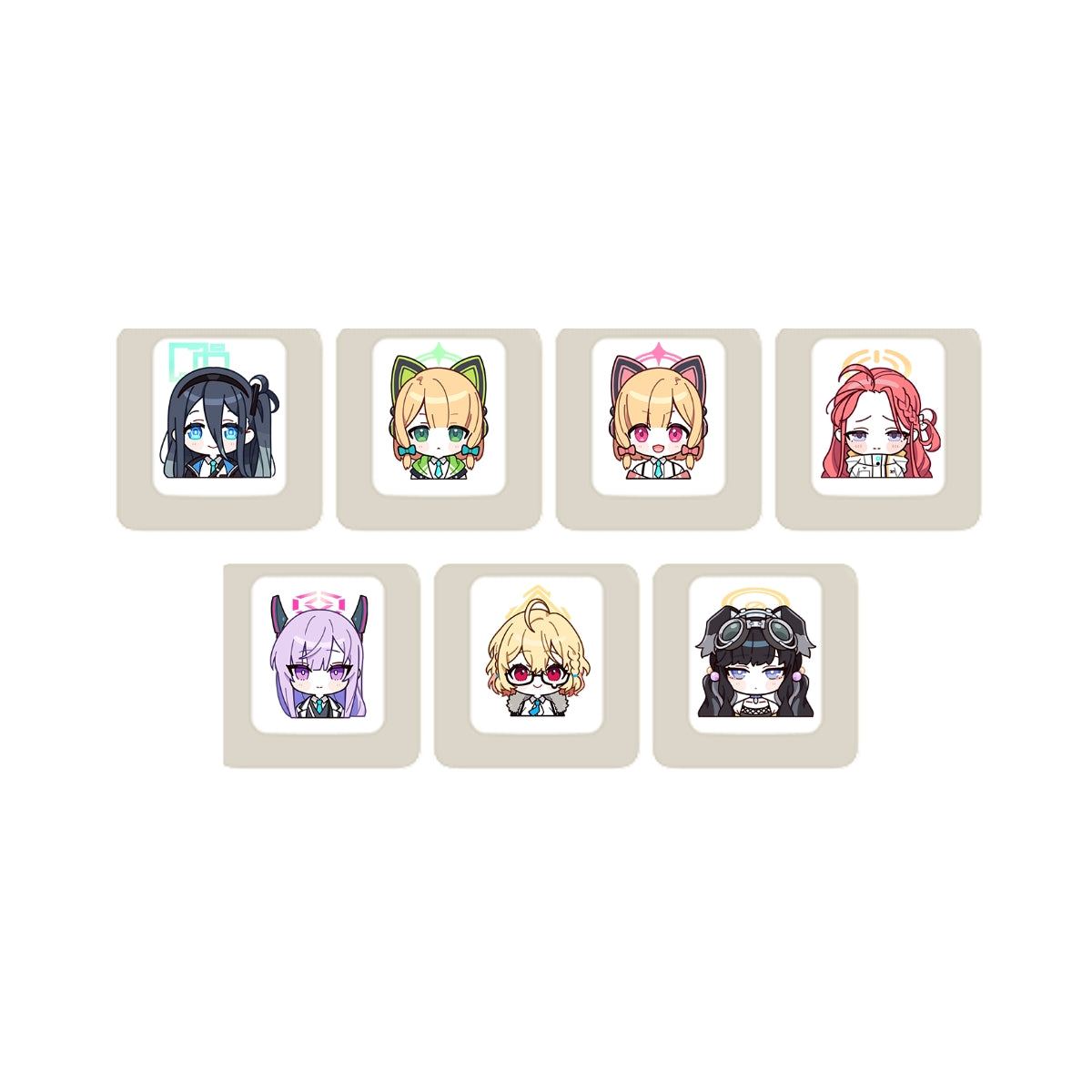 在庫品】ふもコレ×ブルーアーカイブ キーキャップセット ミレニアム 