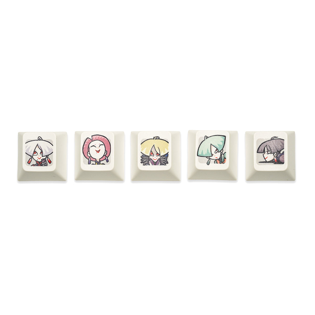 ふもコレ × STREET FIGHTER 6 キーキャップセット A.K.I.｜ふもコレ 