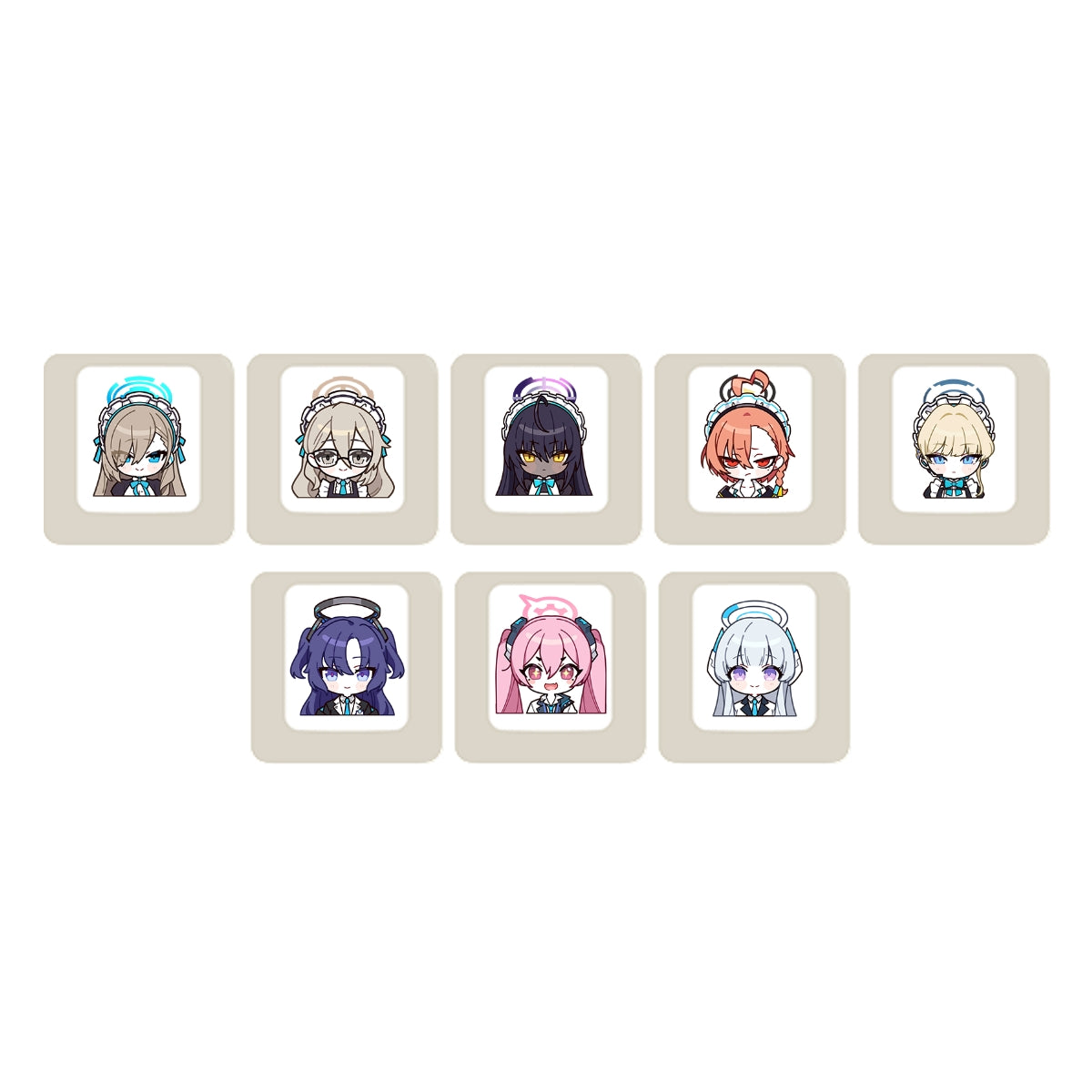 ふもコレ×ブルーアーカイブ キーキャップセット ミレニアムサイエンス 