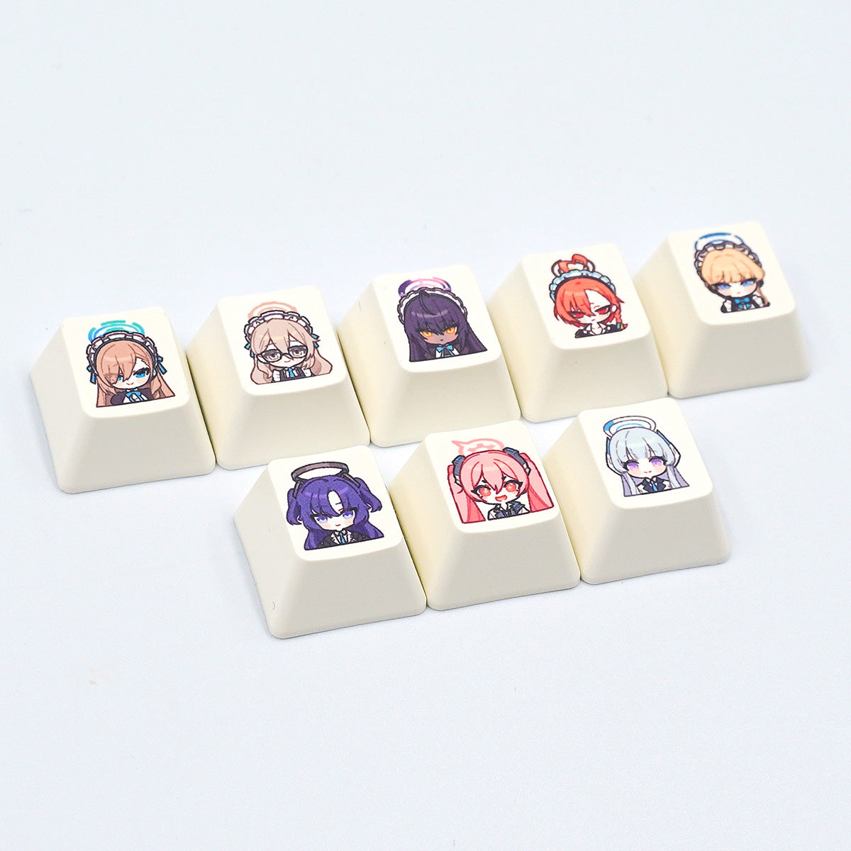 ふもコレ×ブルーアーカイブ キーキャップセット ミレニアムサイエンススクール C