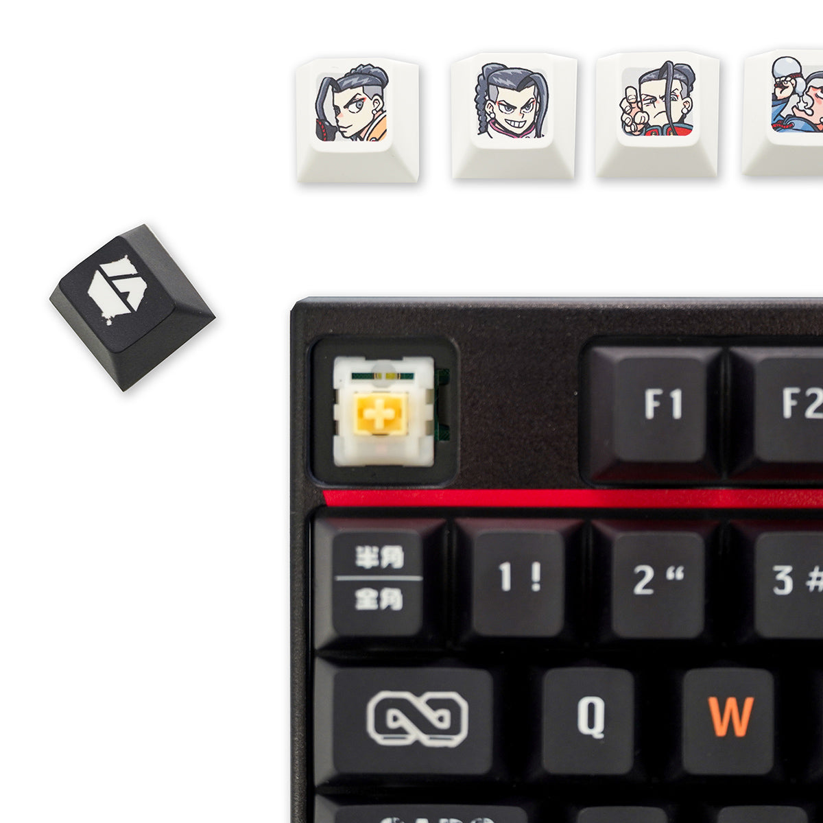 FumoColle x Street Fighter 6 Keycap Set Jamie