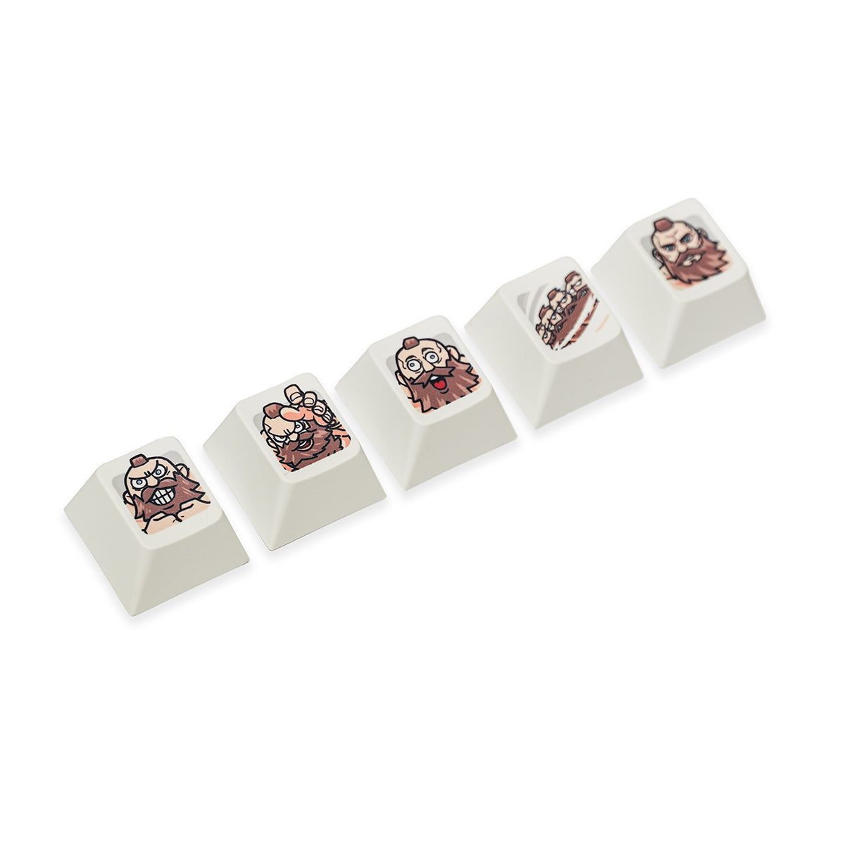 FumoColle x Street Fighter 6 Keycap Set Zangief