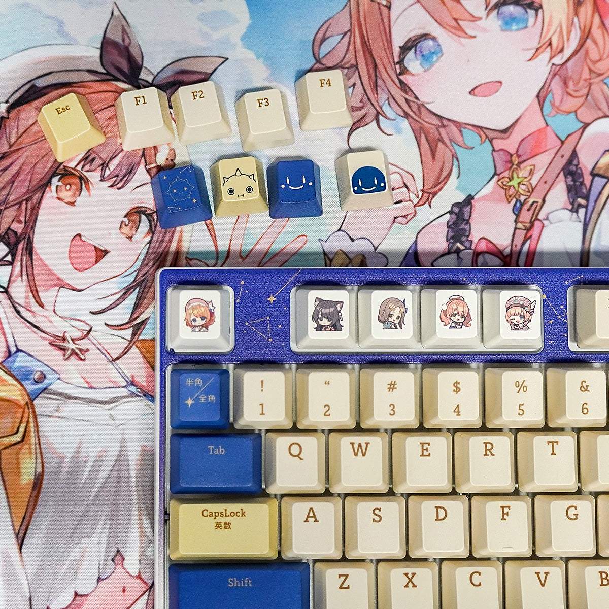 FumoColle x Atelier Wrestleriana Keycap Set A