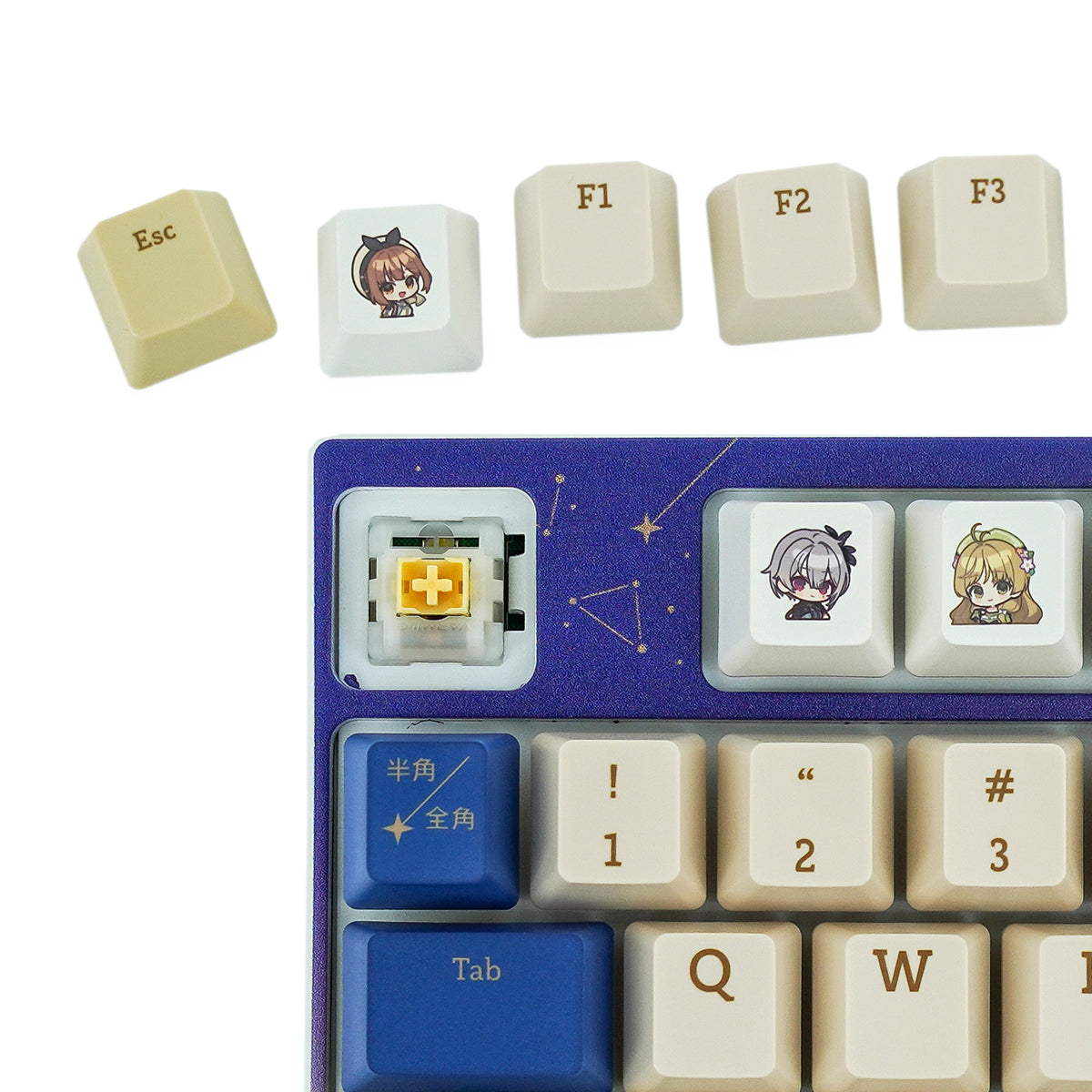 FumoColle x Atelier Lesleyana Keycap Set C