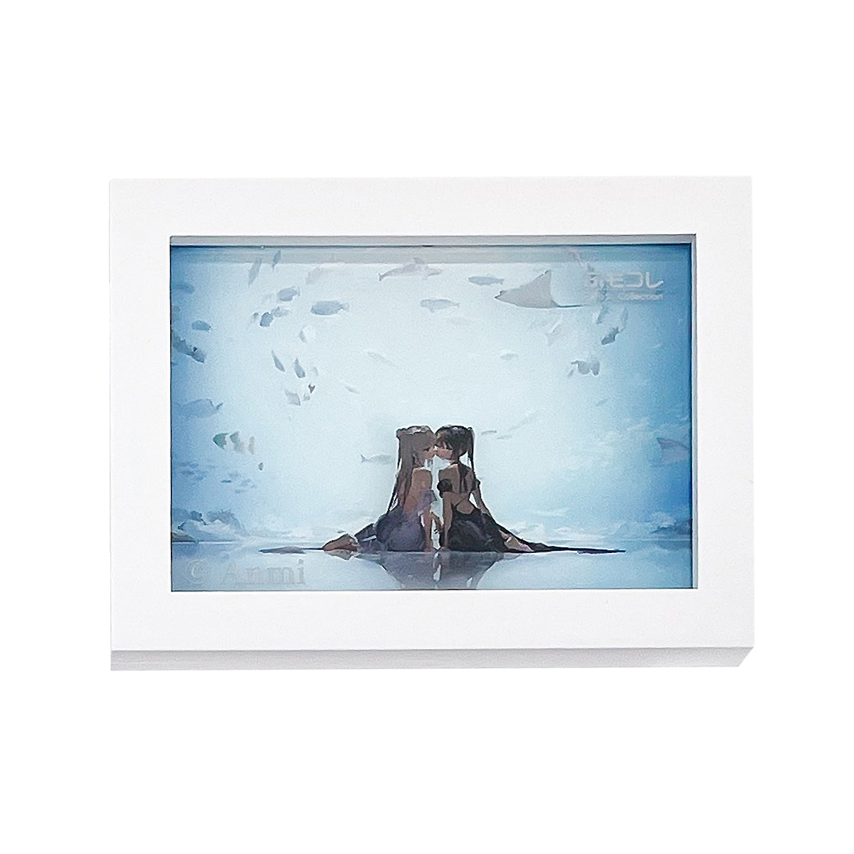 ふもコレ×Anmi アクリルマグネットフレーム − 水族館ラブ −｜ふも 