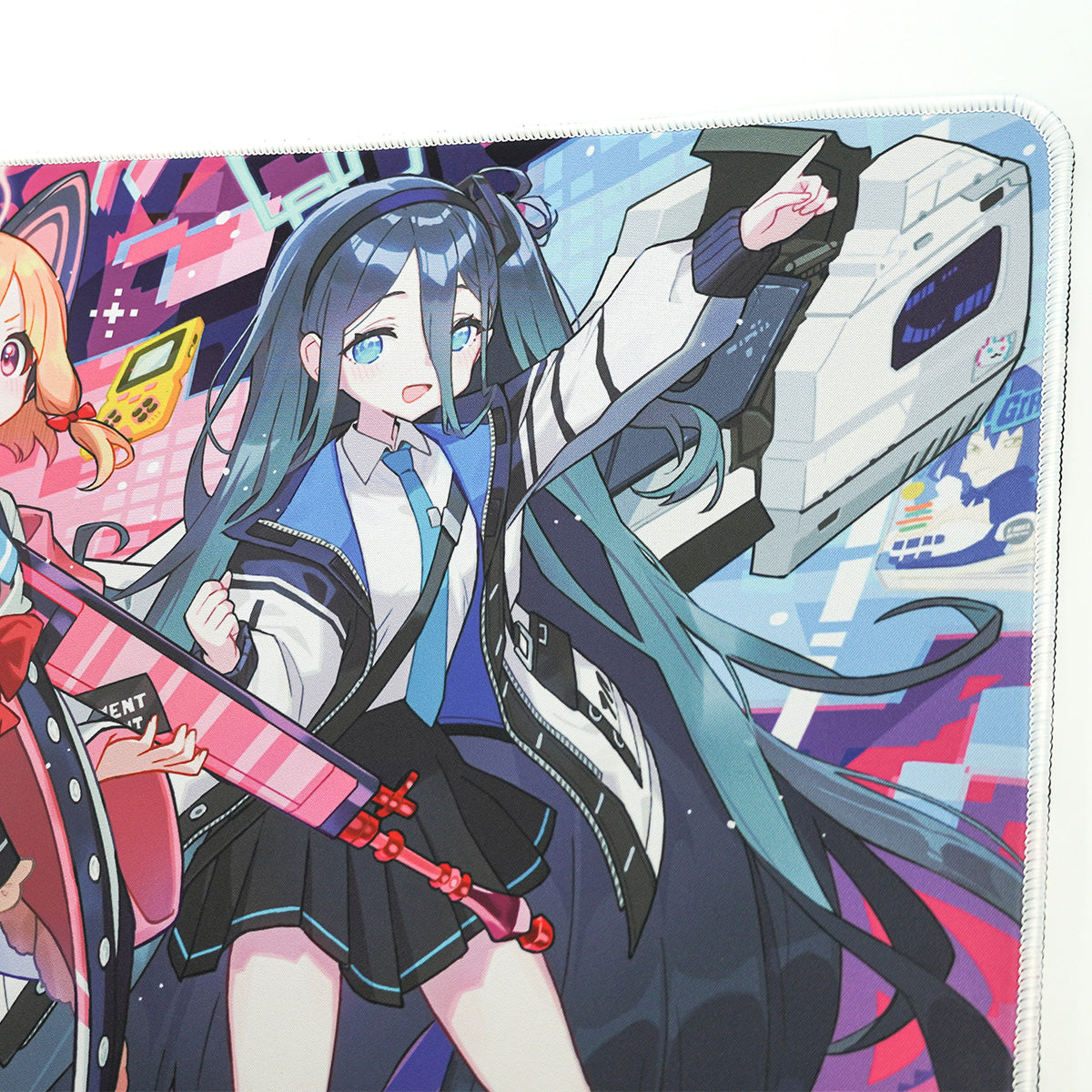 ふもコレ×ブルーアーカイブ ゲーミングマウスパッド ゲーム開発部 2XL