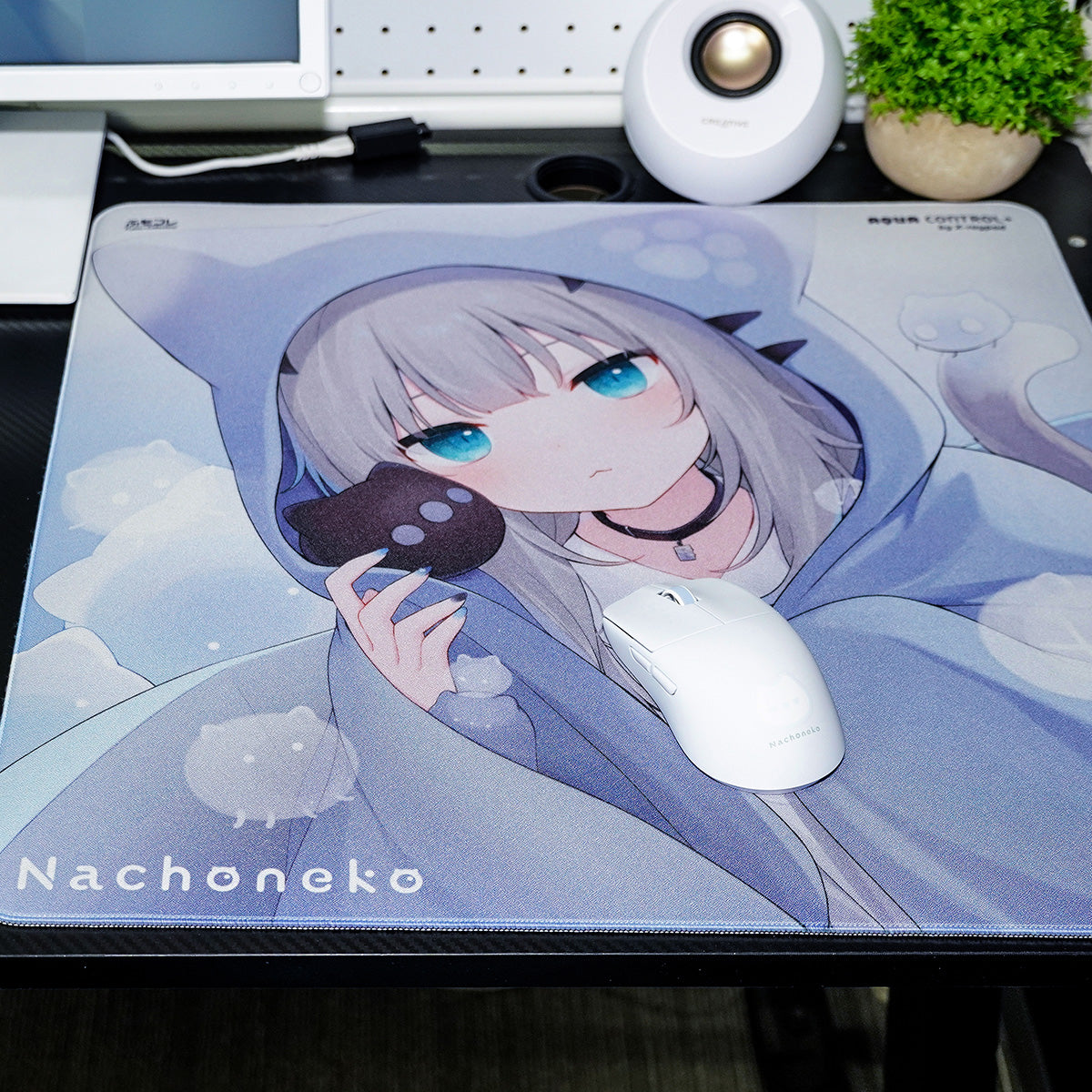 FumoColle x Nachoneko Gaming Mouse Pad (Base Model X-raypad Aqua Control Plus Wave)