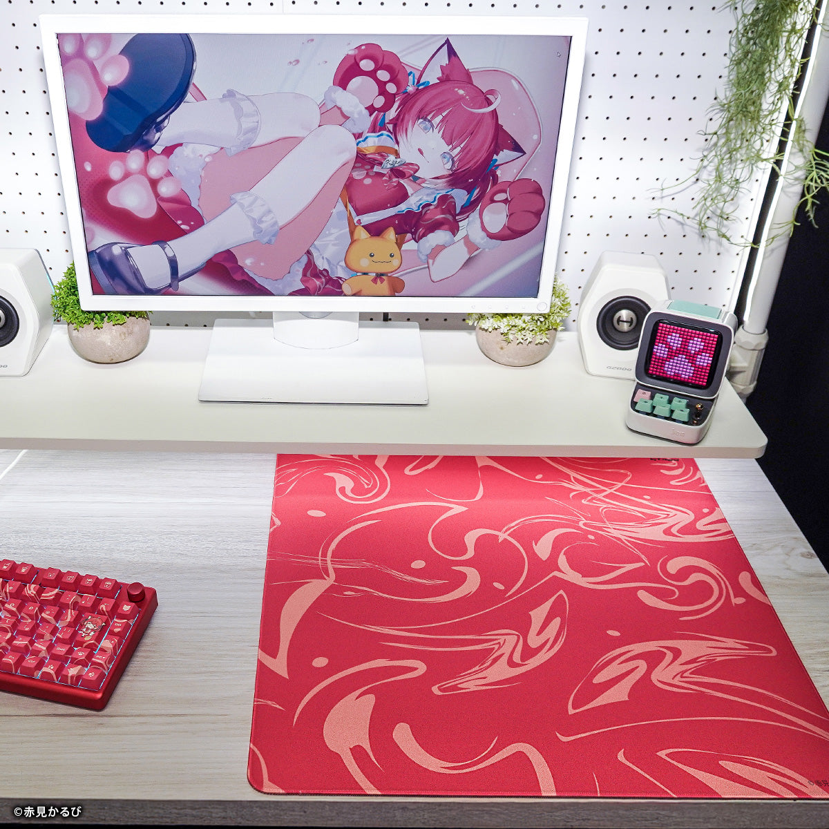 赤見かるび × ふもコレ ゲーミングマウスパッド XLS(X-Raypad)