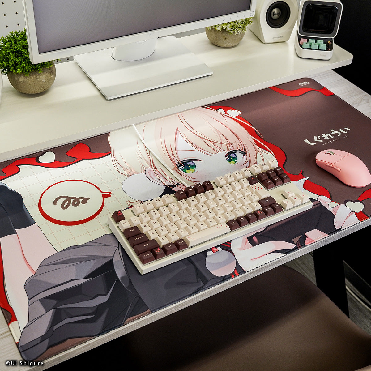 しぐれうい × ふもコレ ゲーミングマウスパッド 2XL