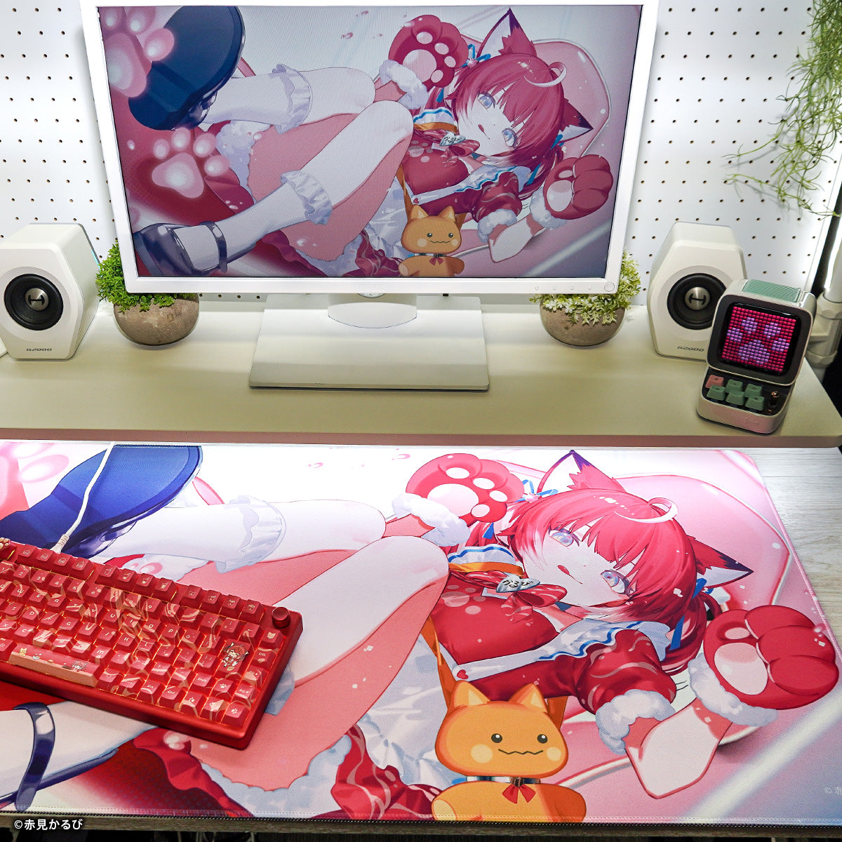 赤見かるび × ふもコレ ゲーミングマウスパッド 2XL(Odin Gaming)