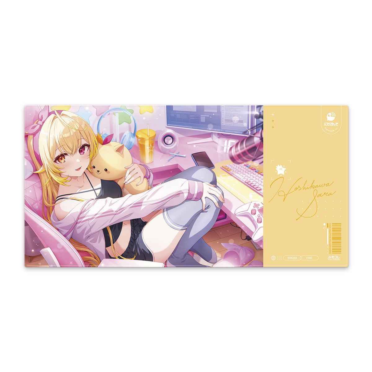 にじさんじ × ふもコレ ゲーミングマウスパッド 星川サラ 2XL (Odin 