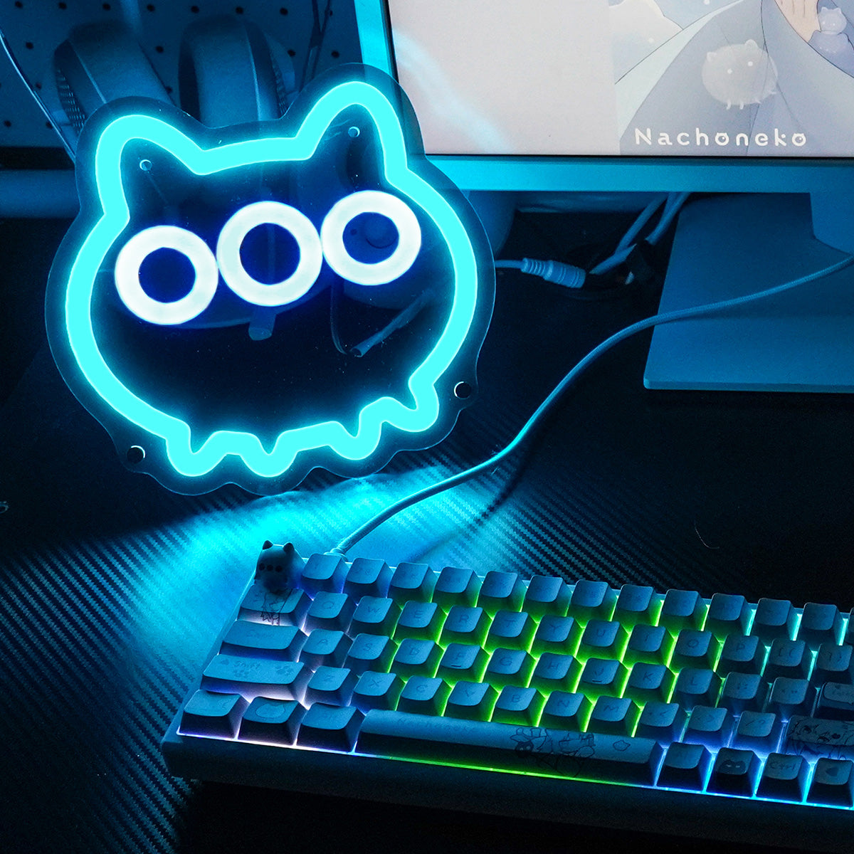 ふもコレ × Nachoneko ネオンライト