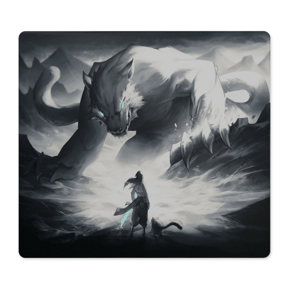 Tekkusai The Beast Glass Mousepad 500x450mm【他商品との同梱不可】