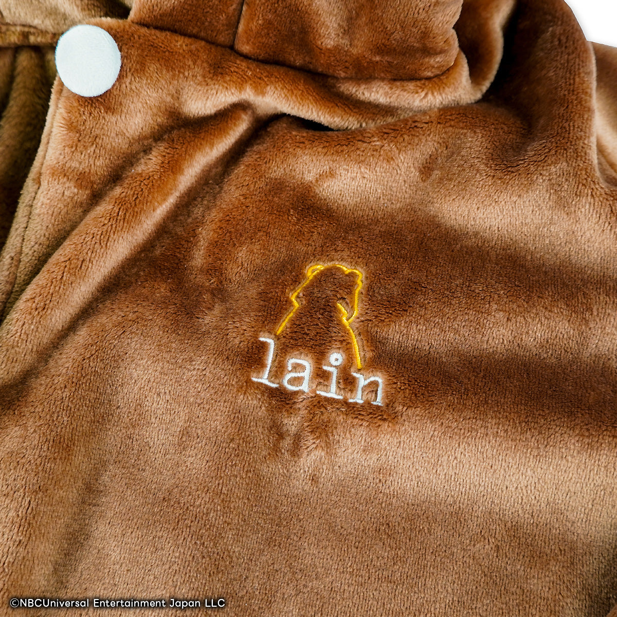 serial experiments lain × ふもコレ 玲音のクマパジャマモチーフ着る毛布