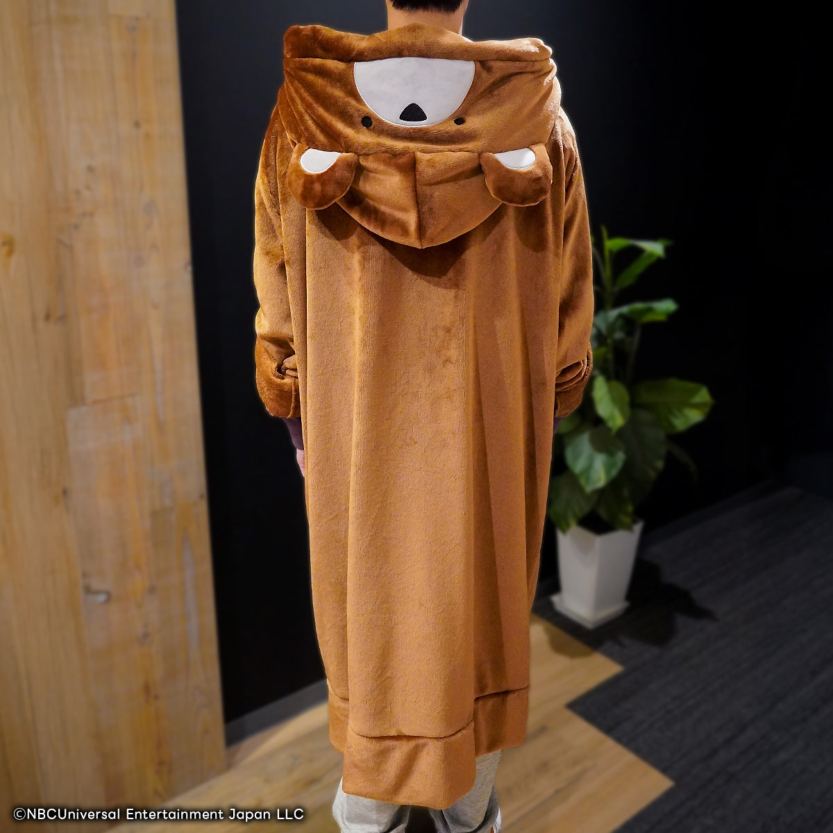 serial experiments lain × ふもコレ 玲音のクマパジャマモチーフ着る毛布