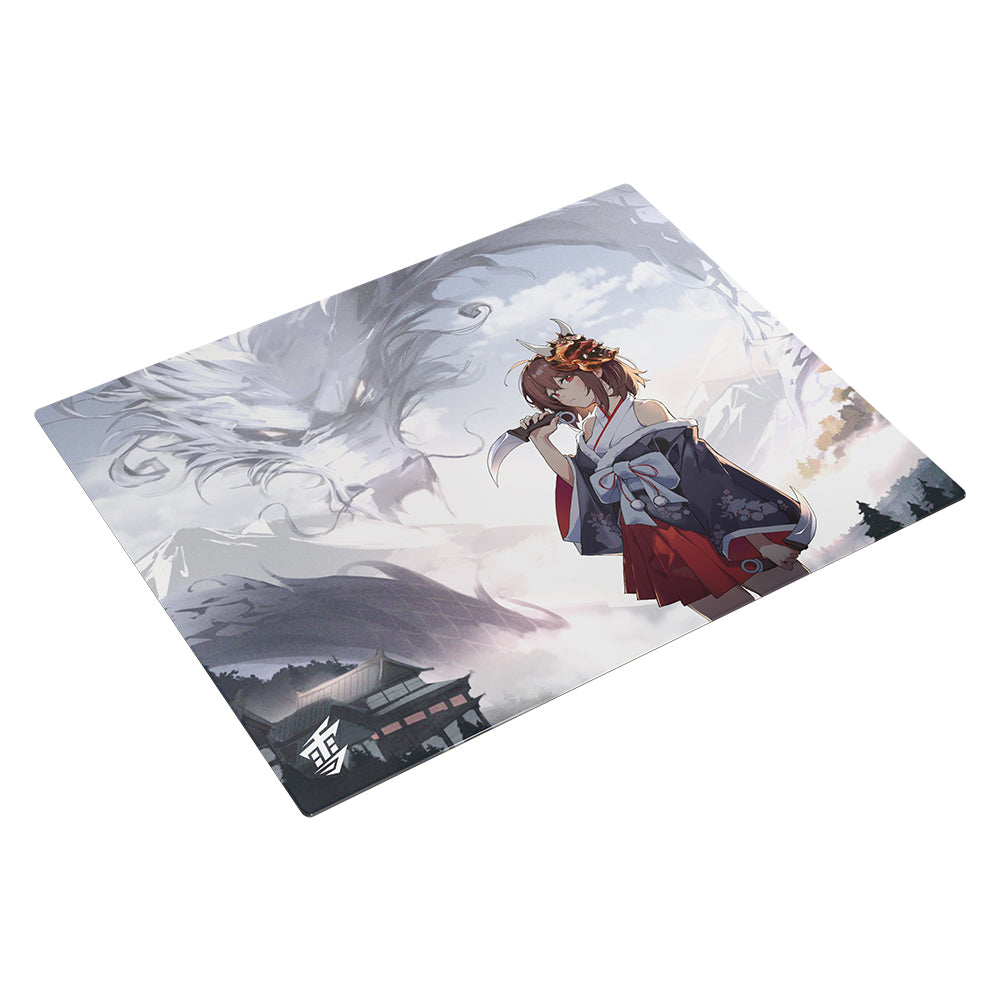 【2025年1月上旬~下旬頃発送予定】Yuki Aim Glass Mousepad Oni 2.0 Collection Large【他商品との同梱不可】