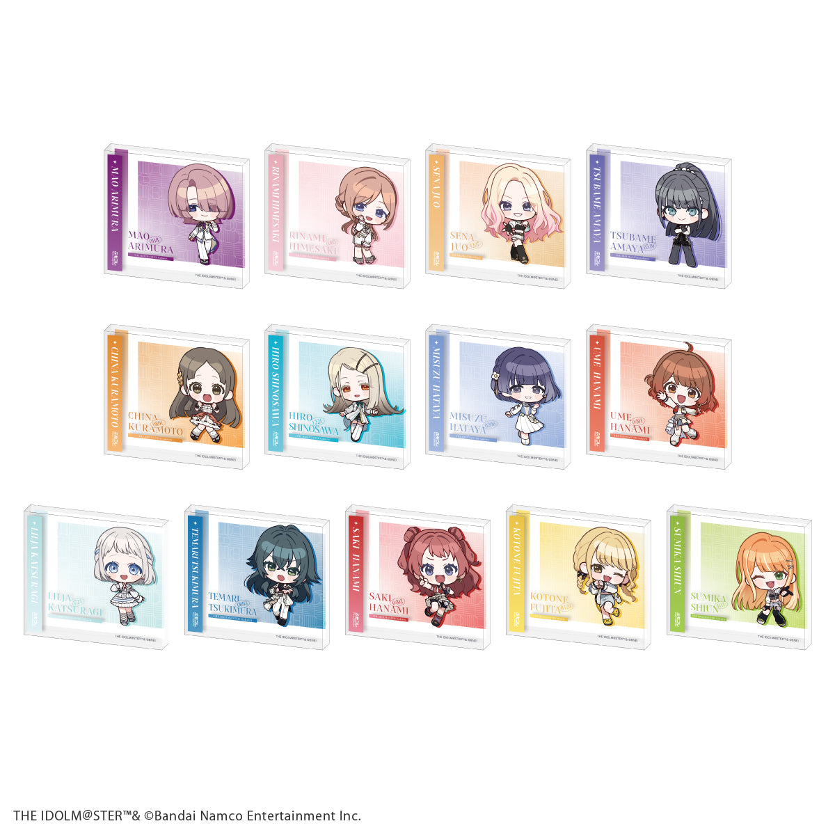 学園アイドルマスター × ふもコレ ミニアクリルブロック [BOX販売]