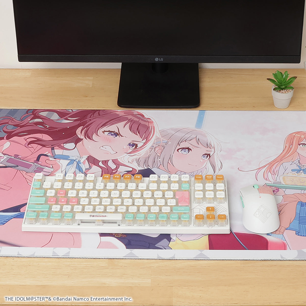 学園アイドルマスター × ふもコレ ゲーミングマウスパッド 2XL