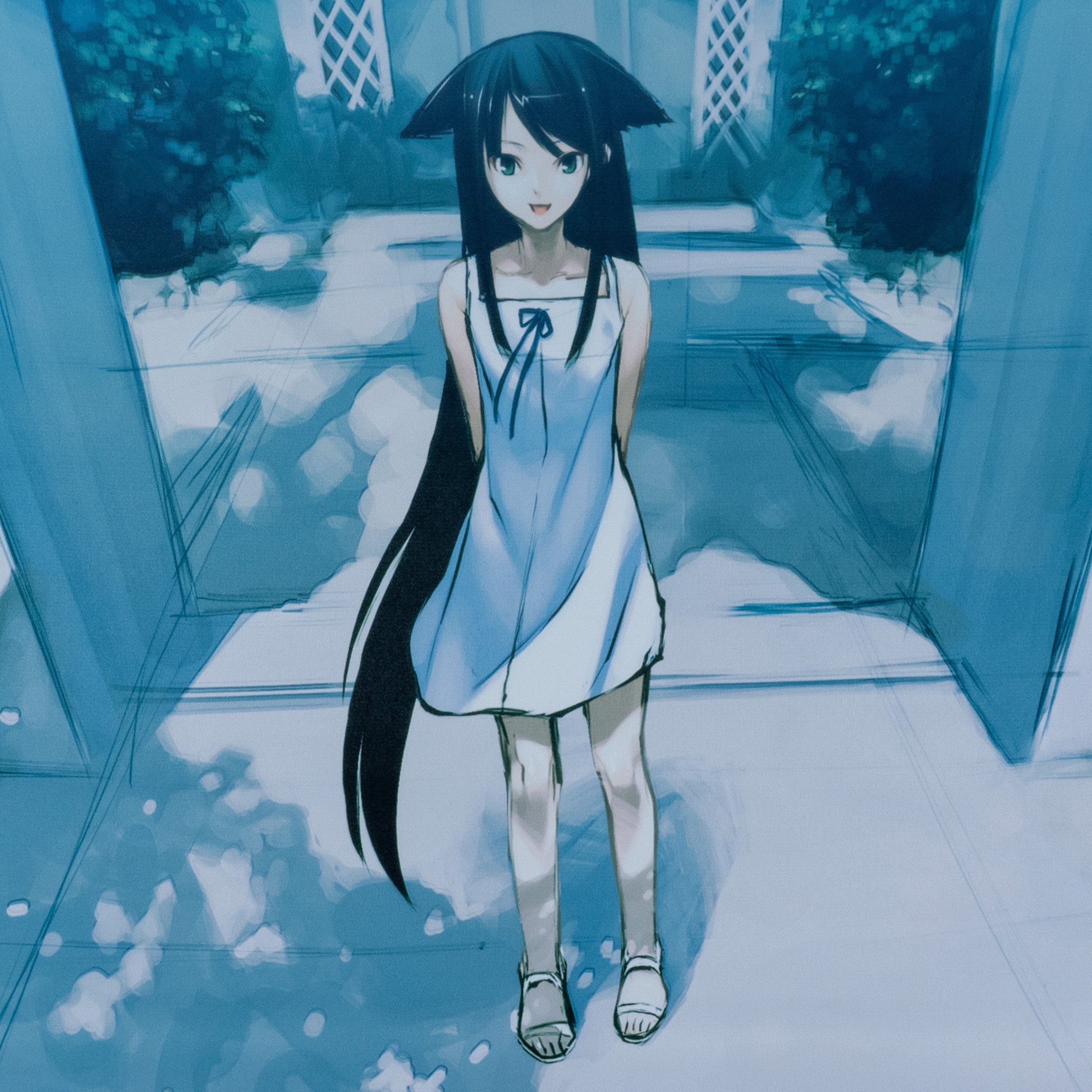 The Song of Saya x FumoColle Glass Mouse Pad A Dream Gamer Umi [Cannot be bundled with other products] 