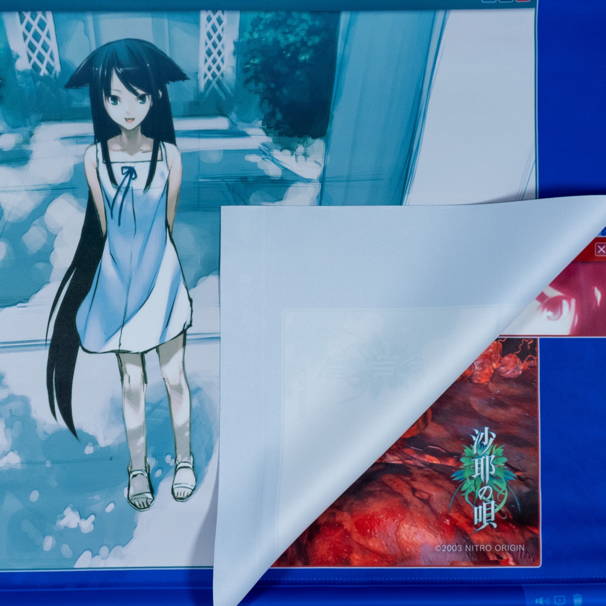 The Song of Saya x FumoColle Glass Mouse Pad A Dream Gamer Umi [Cannot be bundled with other products] 