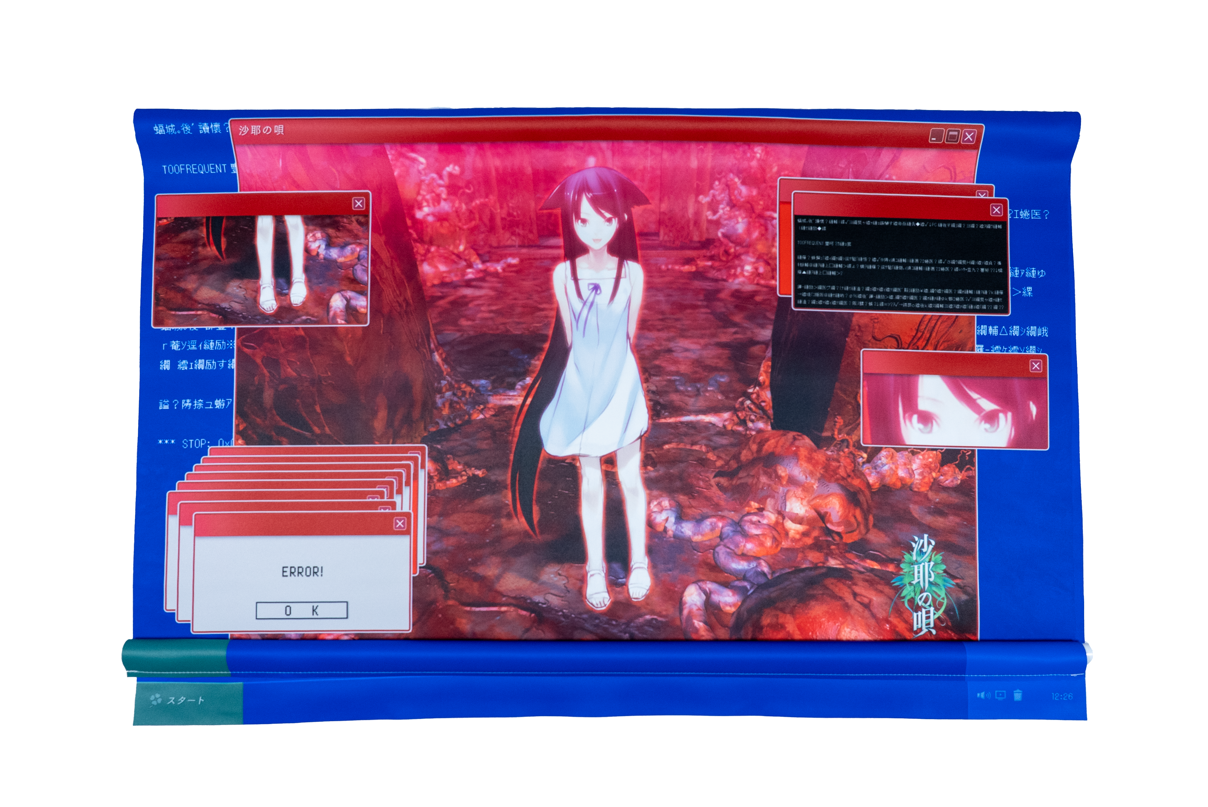 The Song of Saya x FumoColle Glass Mouse Pad A Dream Gamer Umi [Cannot be bundled with other products] 