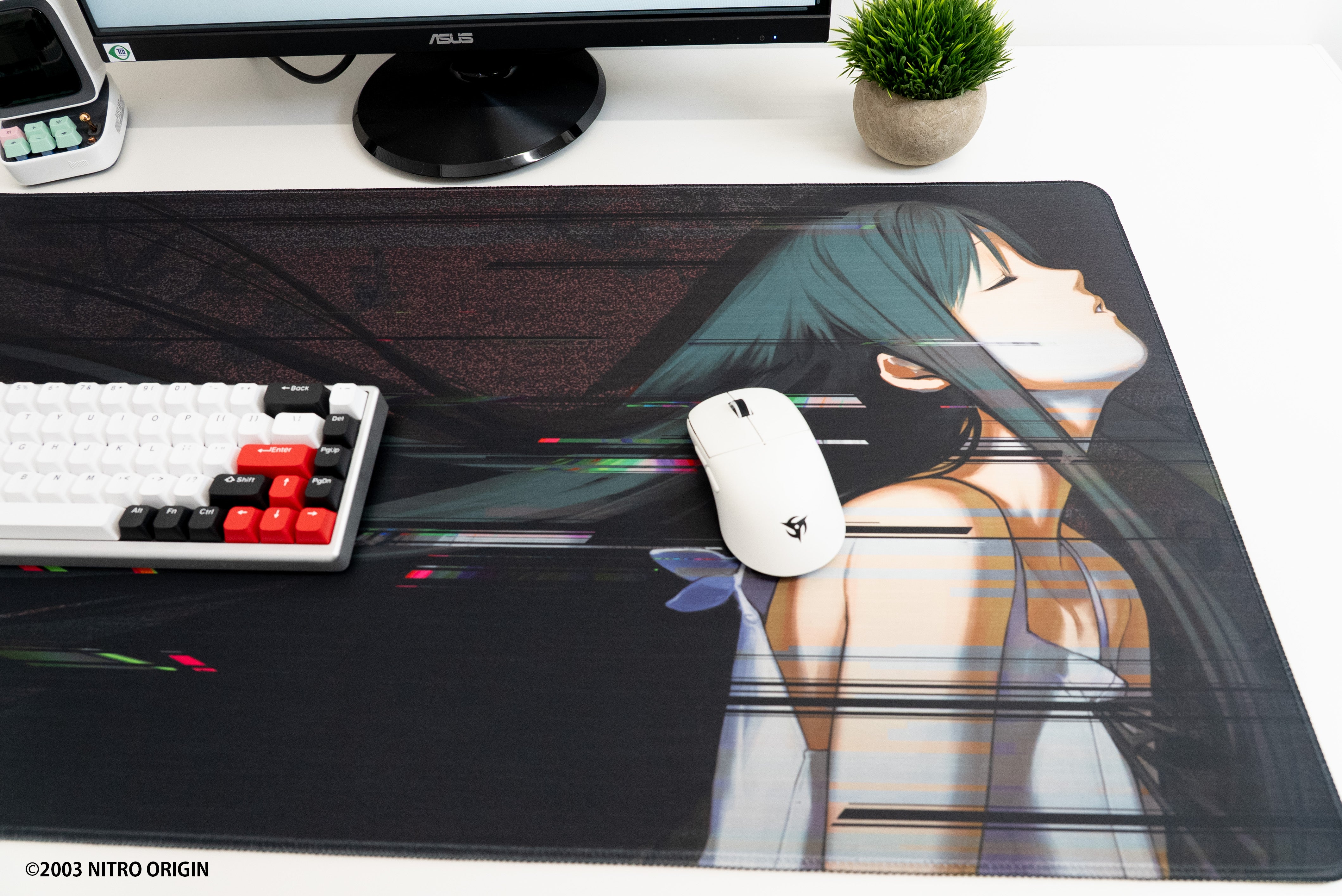 The Song of Saya x FumoColle Glass Mouse Pad A Dream Gamer Umi [Cannot be bundled with other products] 