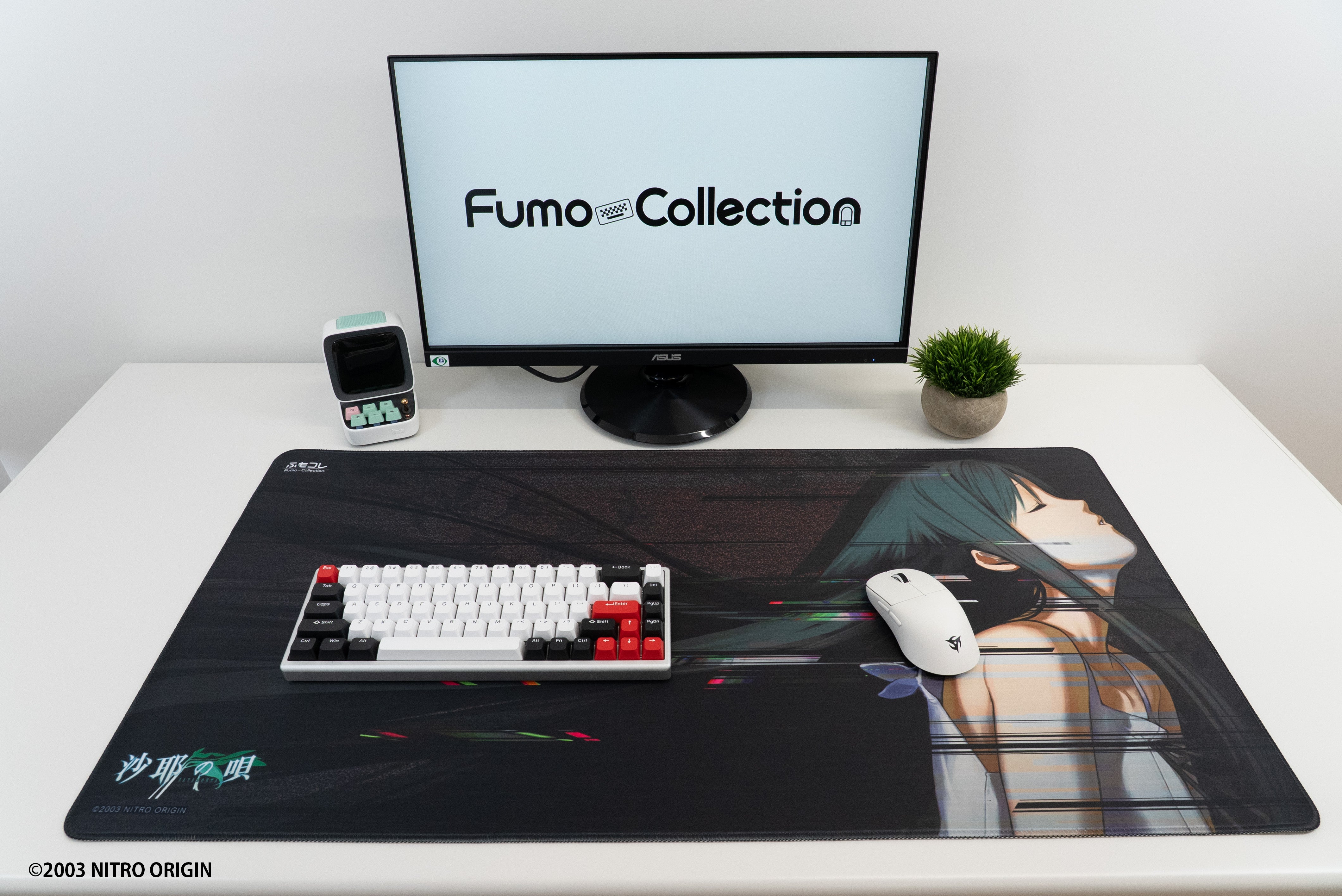 The Song of Saya x FumoColle Glass Mouse Pad A Dream Gamer Umi [Cannot be bundled with other products] 