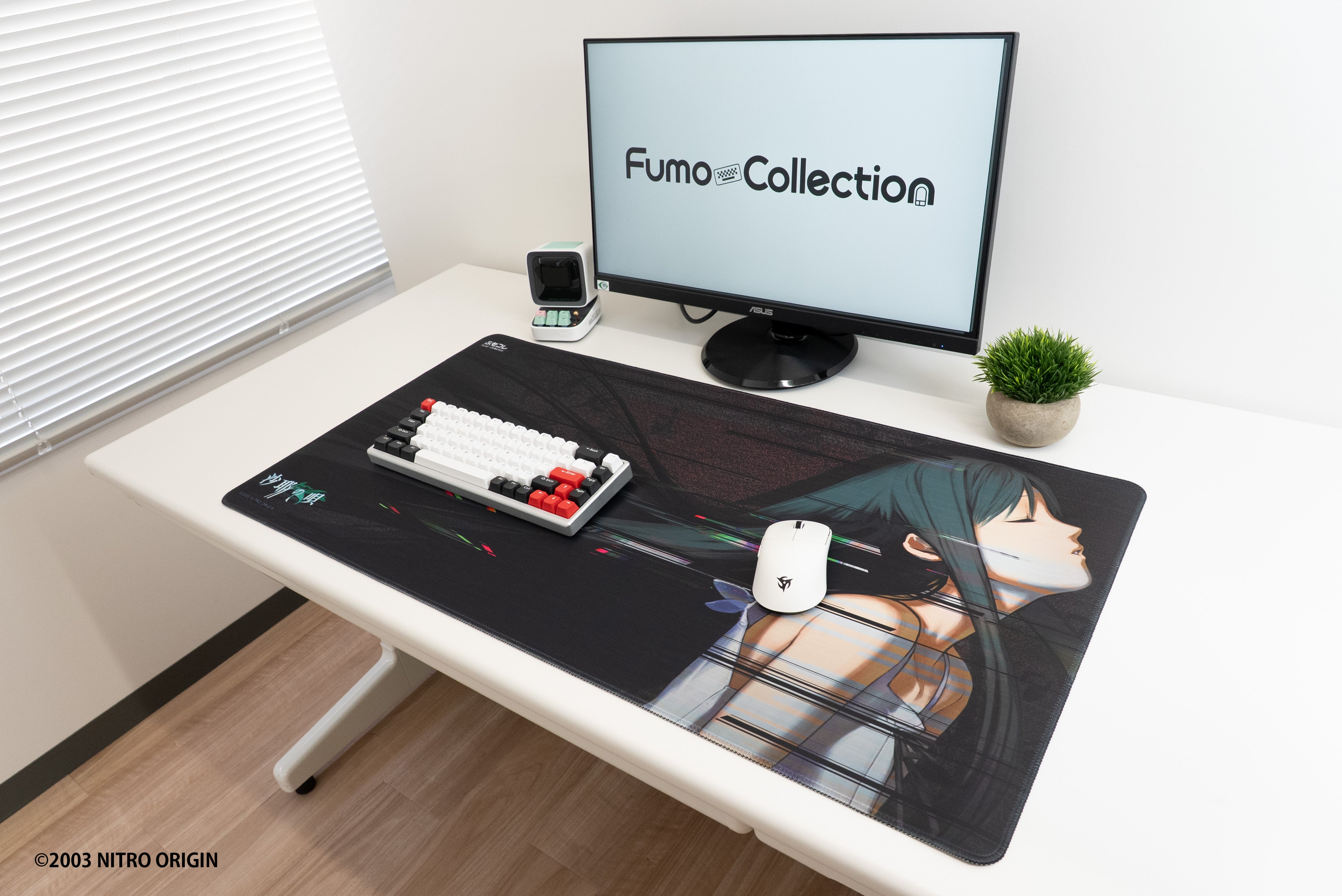 The Song of Saya x FumoColle Glass Mouse Pad A Dream Gamer Umi [Cannot be bundled with other products] 
