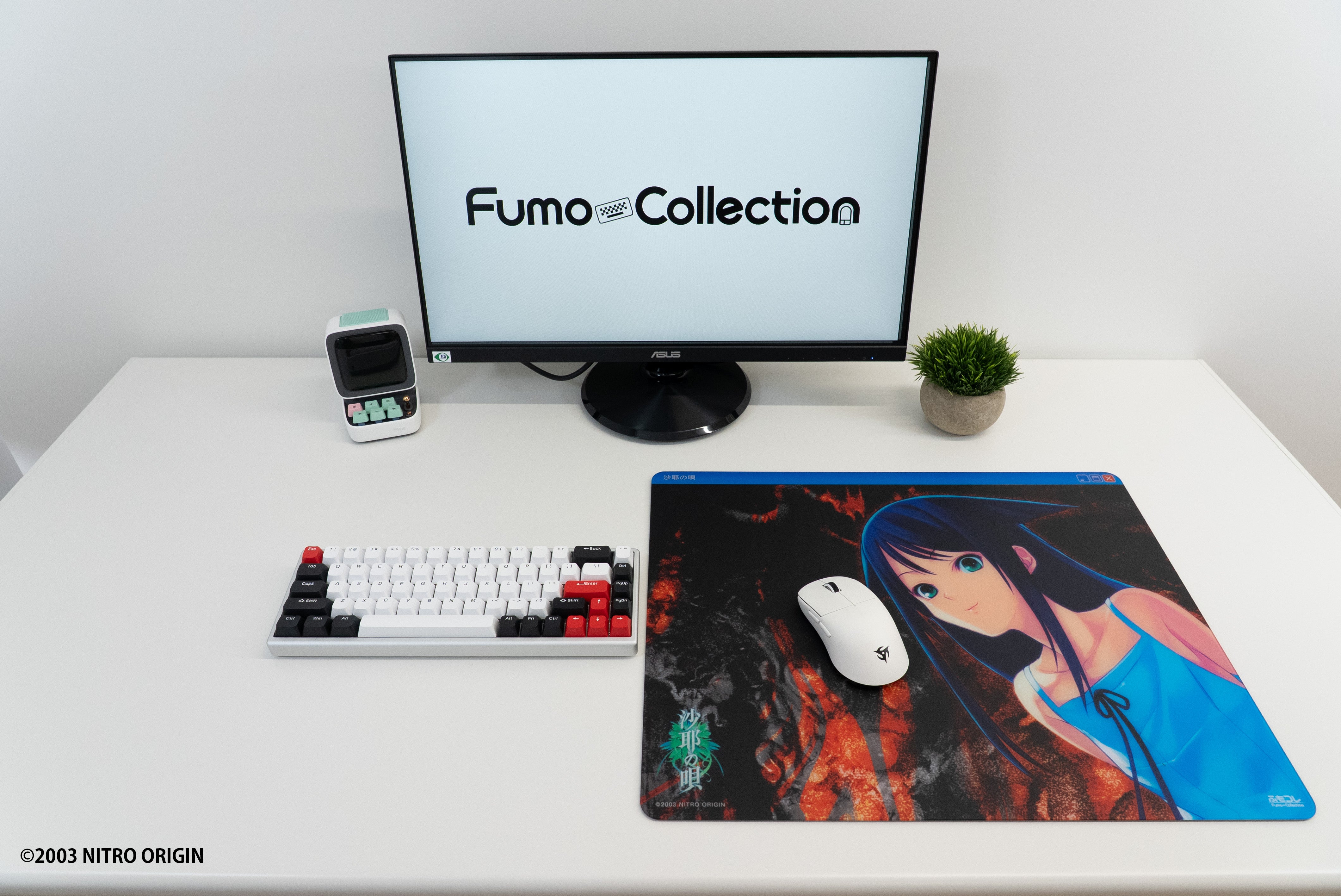 The Song of Saya x FumoColle Glass Mouse Pad A Dream Gamer Umi [Cannot be bundled with other products] 