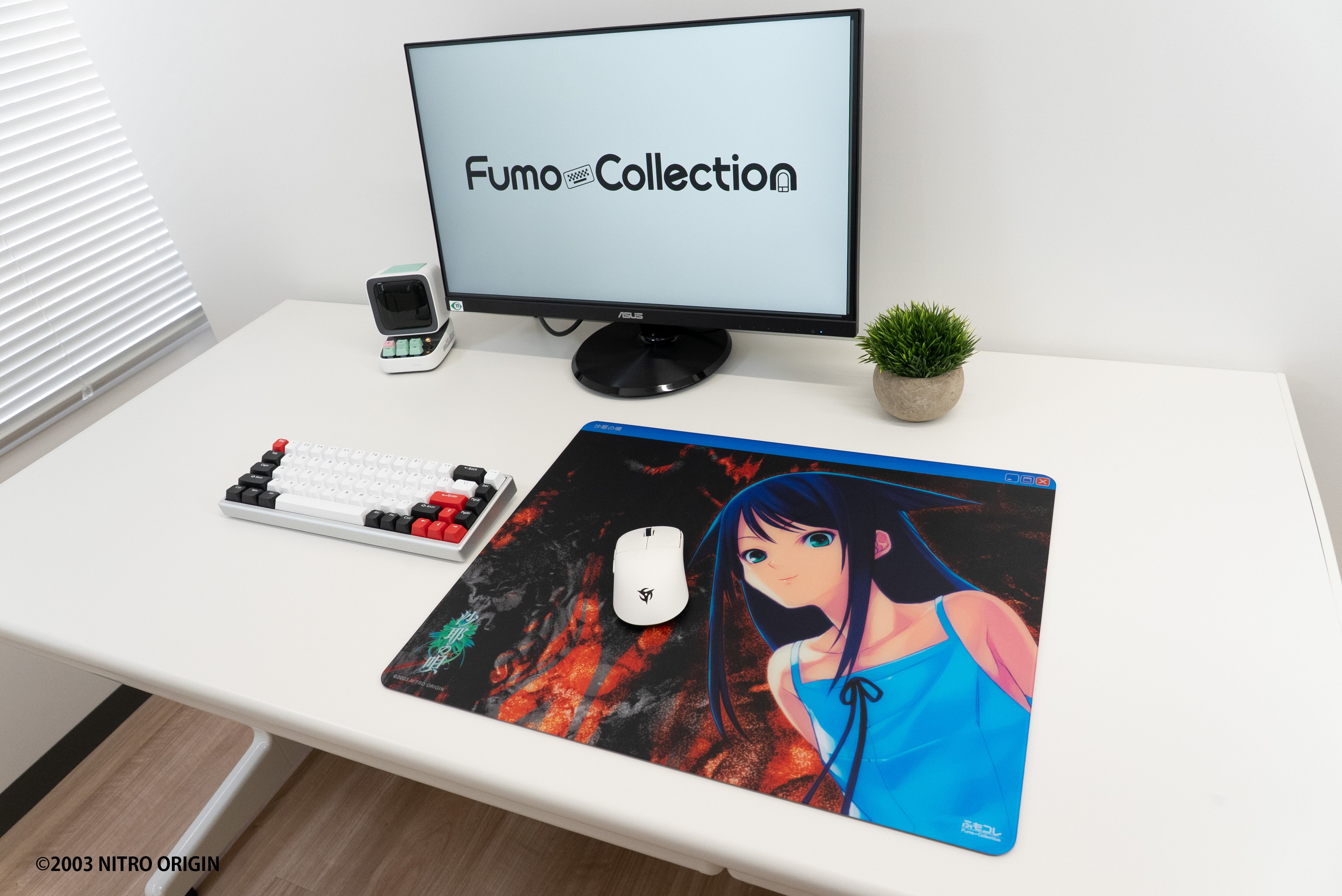 The Song of Saya x FumoColle Glass Mouse Pad A Dream Gamer Umi [Cannot be bundled with other products] 