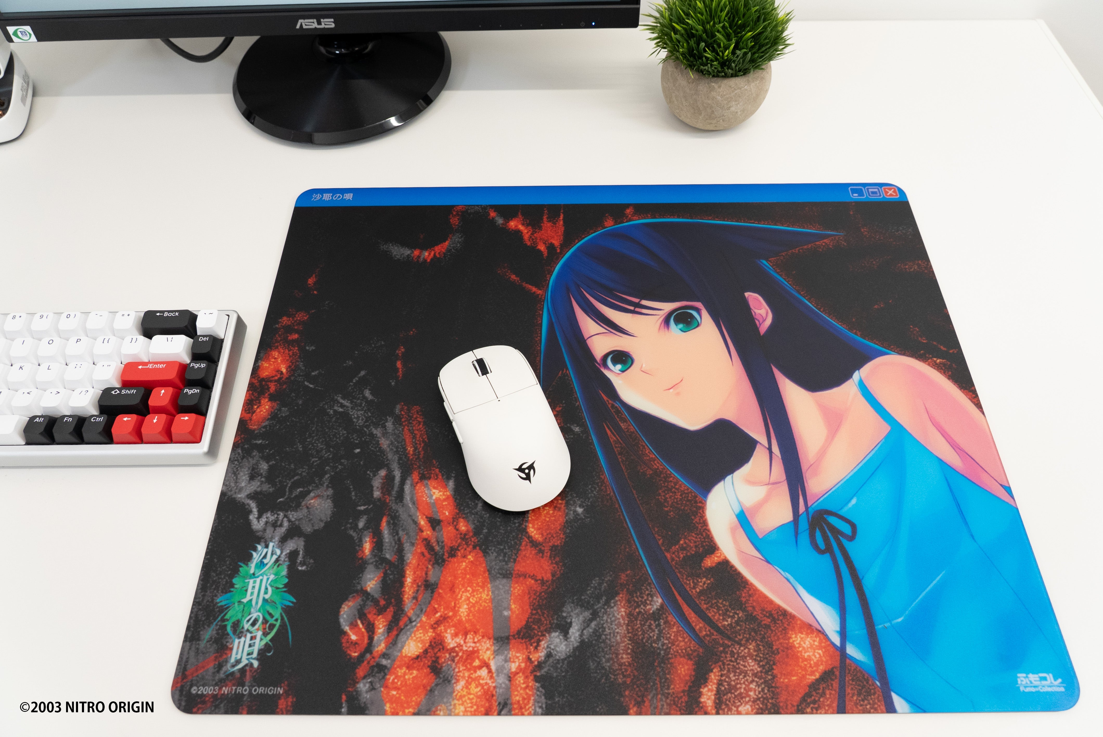 The Song of Saya x FumoColle Glass Mouse Pad A Dream Gamer Umi [Cannot be bundled with other products] 