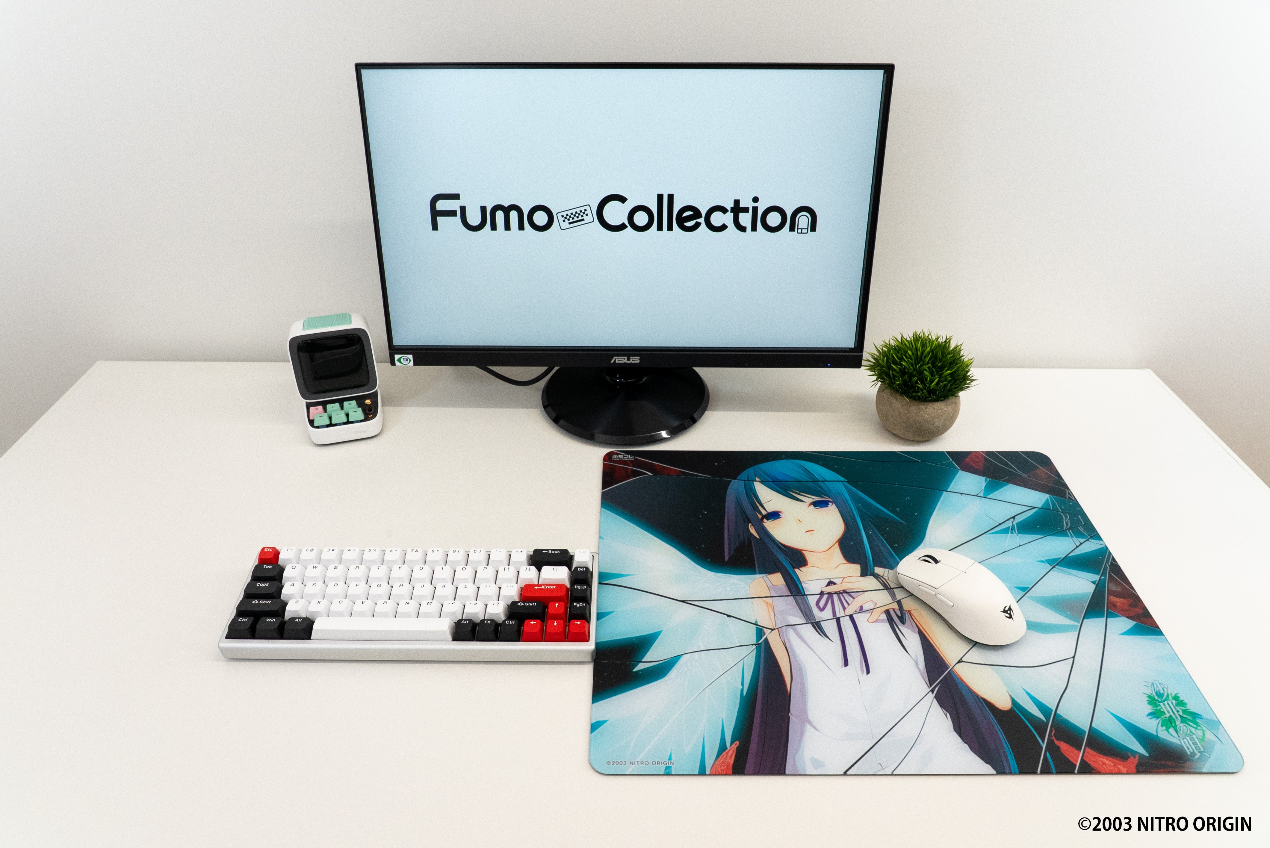The Song of Saya x FumoColle Glass Mouse Pad A Dream Gamer Umi [Cannot be bundled with other products] 