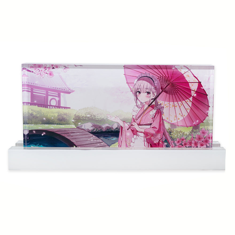 ふもコレSeasons × らんぐ LEDスタンド付きアクリルブロック 25春｜ふもコレ(Fumo Collection)