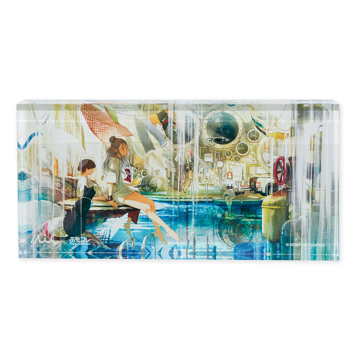 ふもコレSeasons × 前田ミック  LEDスタンド付きアクリルブロック 夏