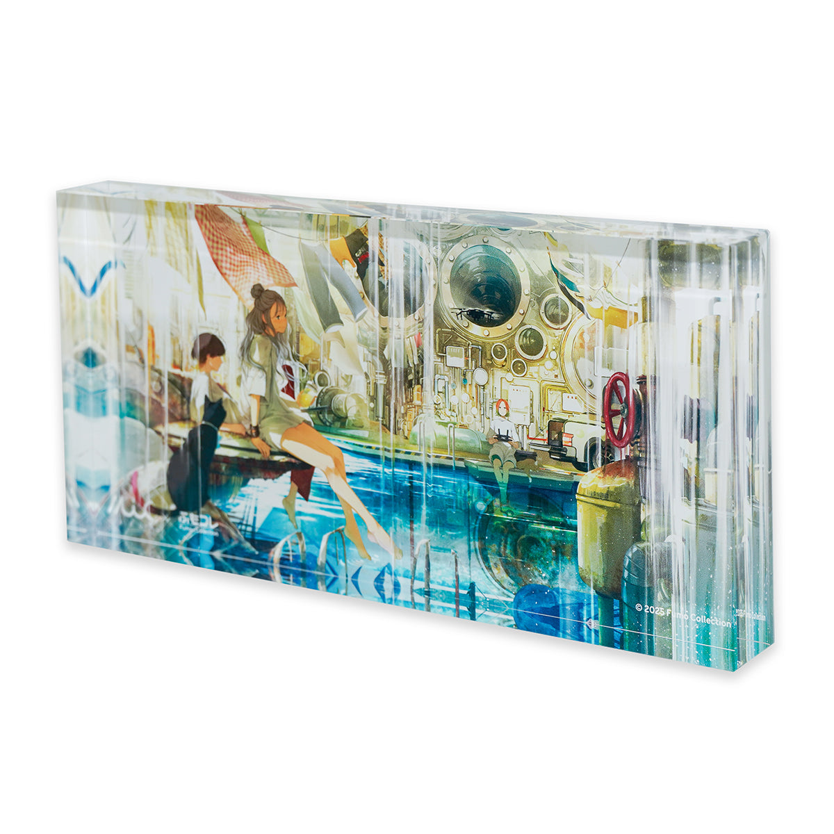 ふもコレSeasons × 前田ミック  LEDスタンド付きアクリルブロック 夏