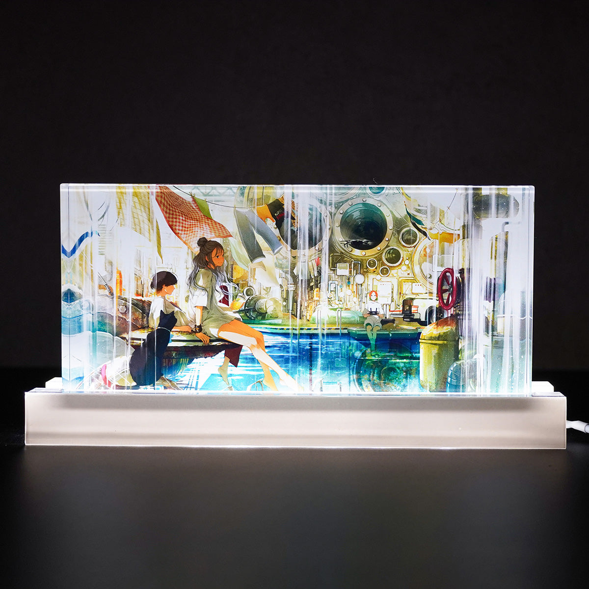 ふもコレSeasons × 前田ミック  LEDスタンド付きアクリルブロック 夏