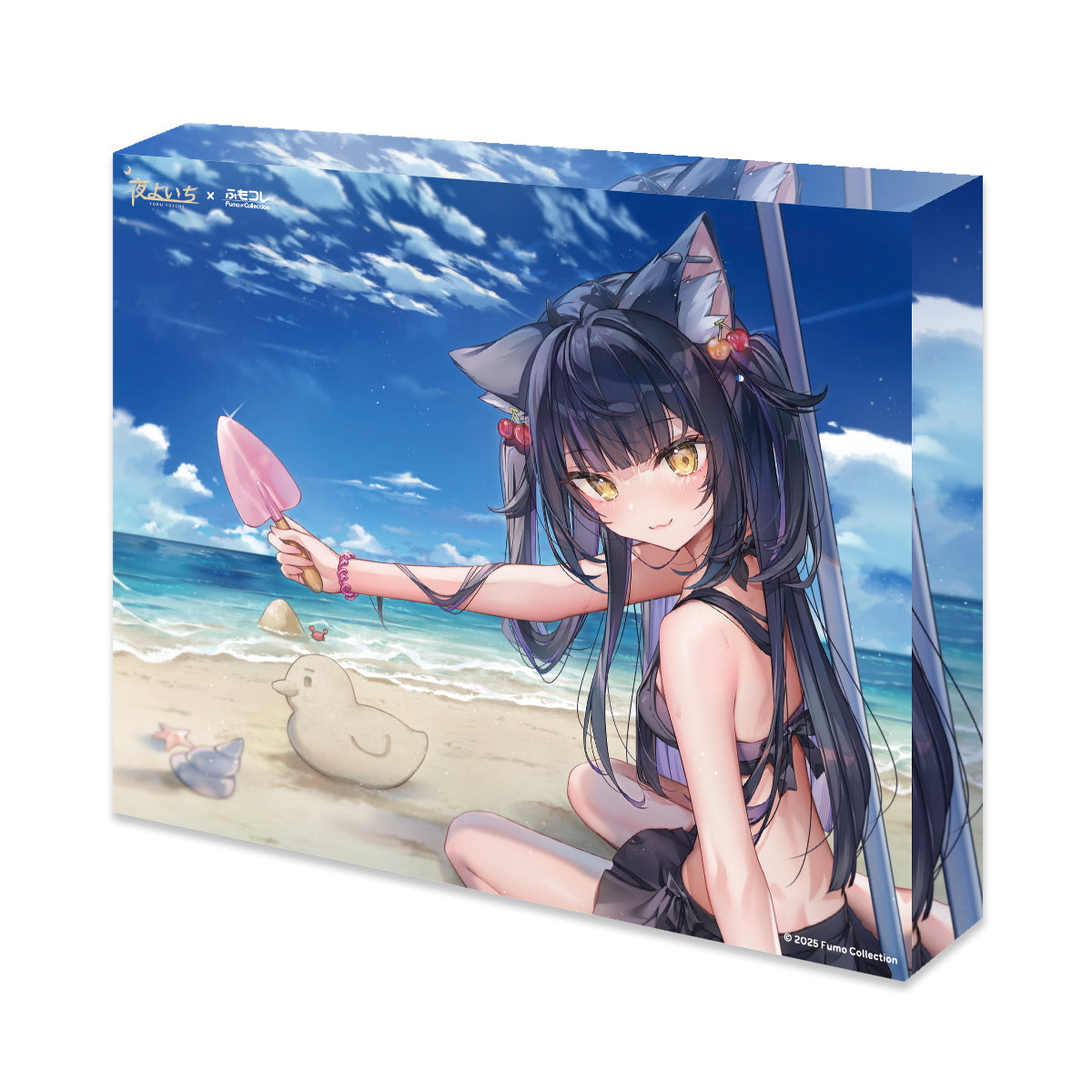 ふもコレSeasons × 夜よいち LEDスタンド付きアクリルブロック 25夏