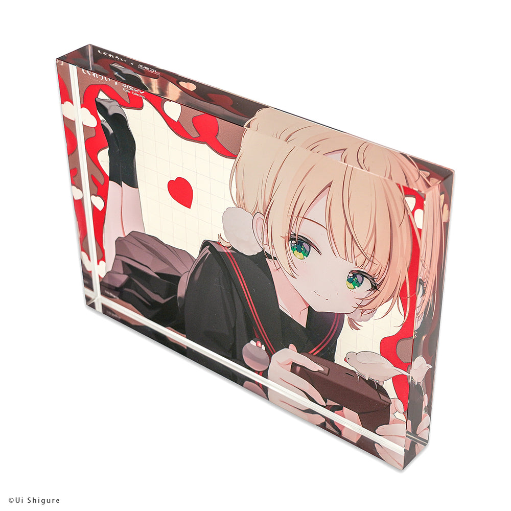 しぐれうい × ふもコレ LEDスタンド付きアクリルブロック｜ふもコレ(Fumo Collection)