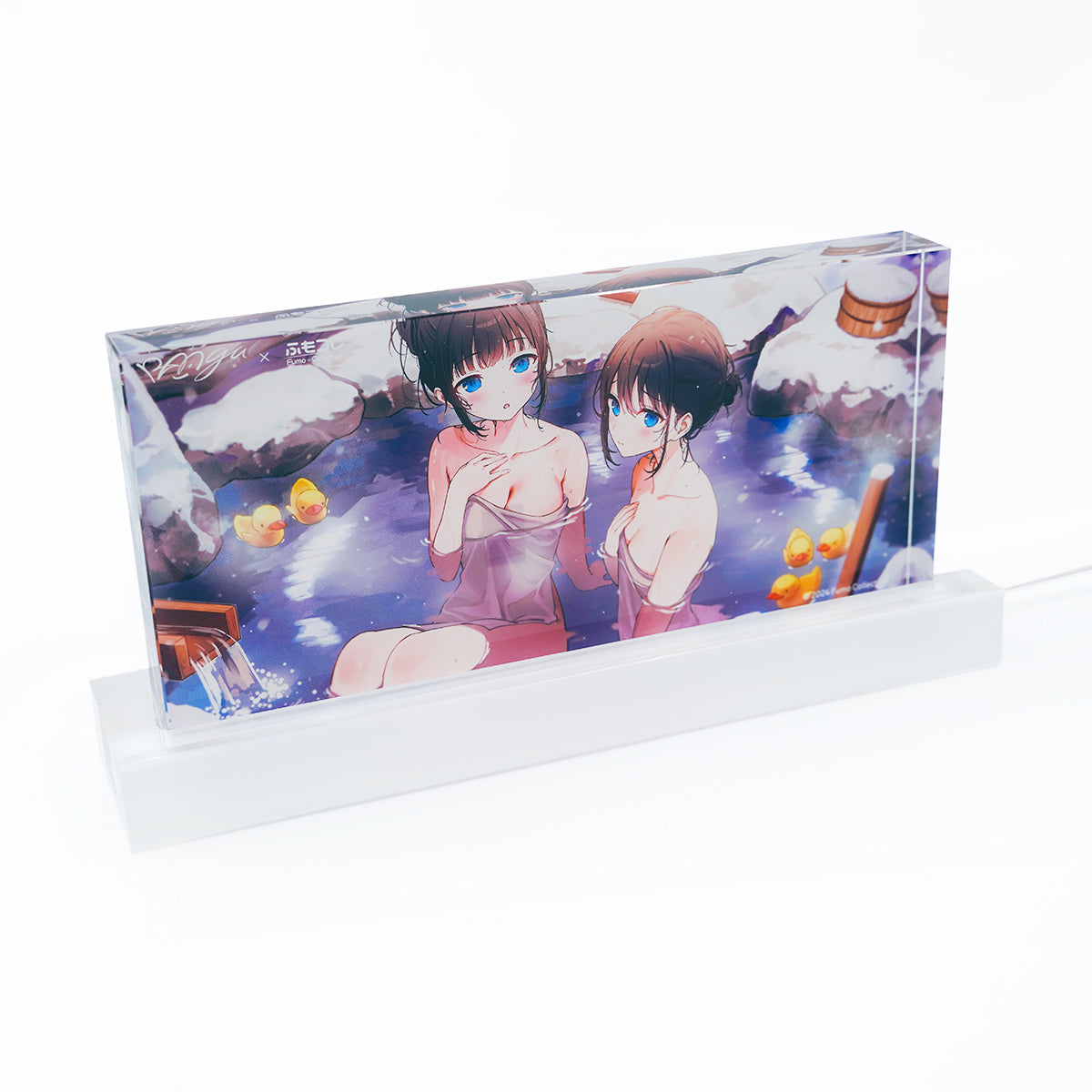 ふもコレSEASONS × らんぐ  LEDスタンド付きアクリルブロック 冬